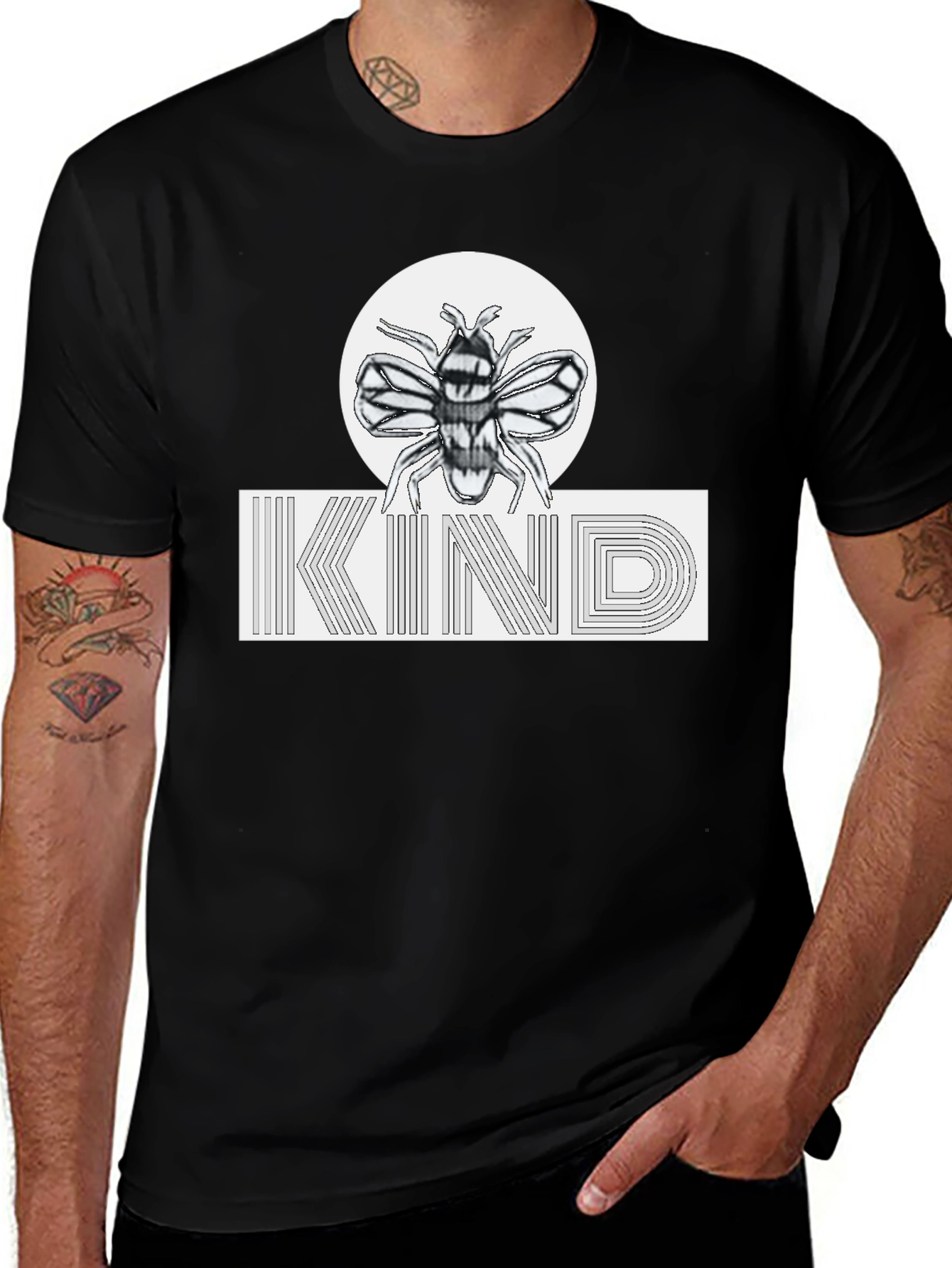 Variant 27 of Be Kind Bee Graphic Tee - Stylish Comfort