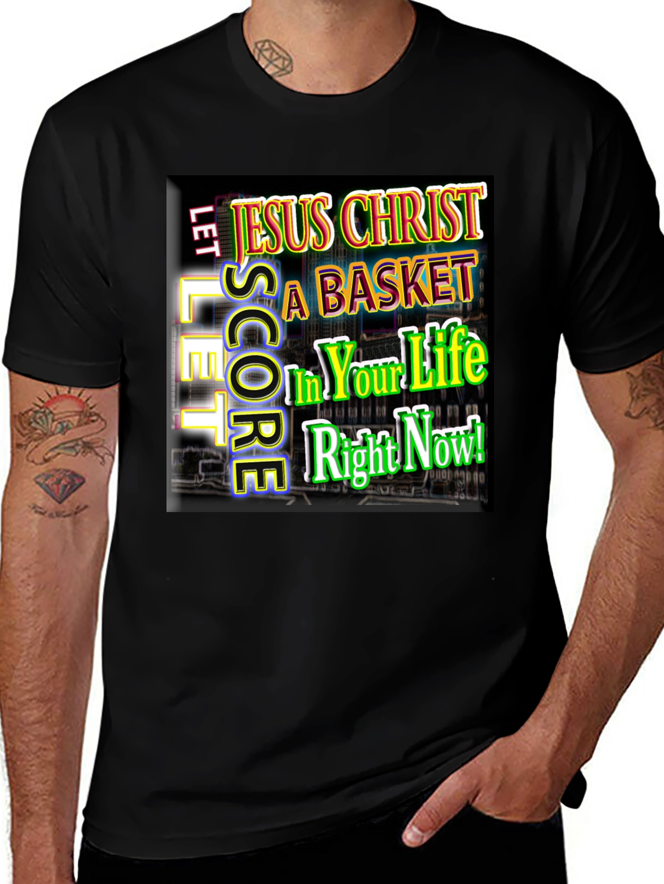 Variant 28 of Jesus Christ Basketball T-Shirt Graphic Novelty 