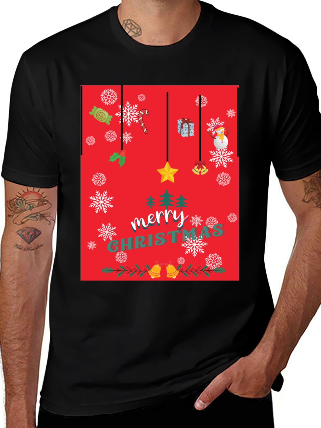 Festive Christmas Graphic Tee