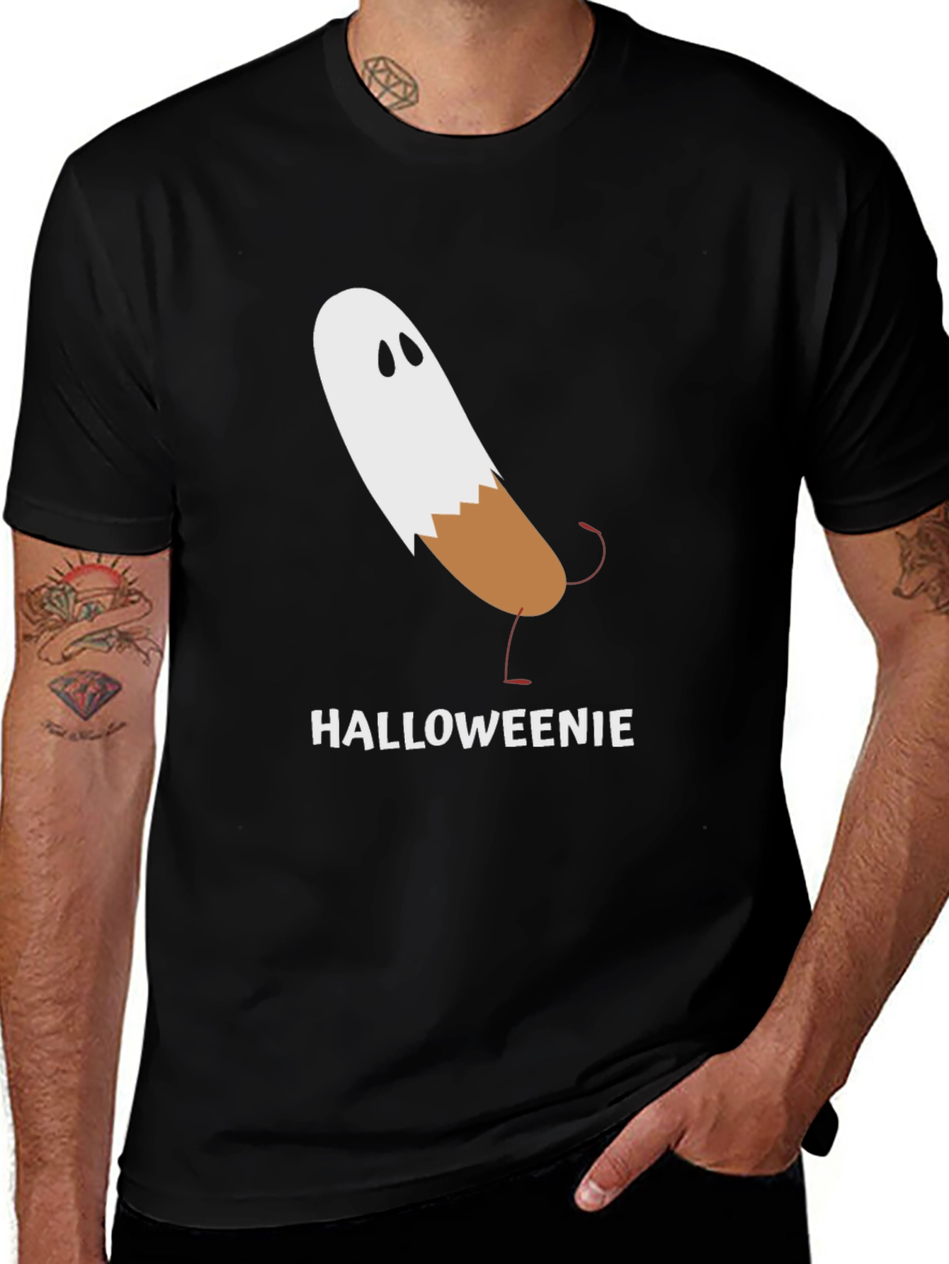 Variant 9 of Halloweenie Funny Halloween T-Shirt