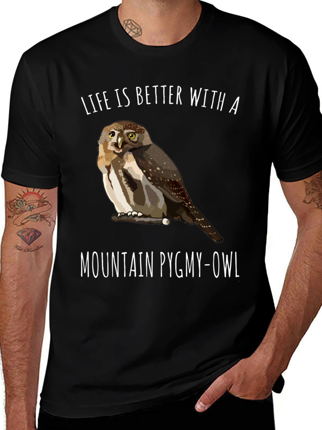 Variant 15 of Mountain Pygmy-Owl Graphic Tee