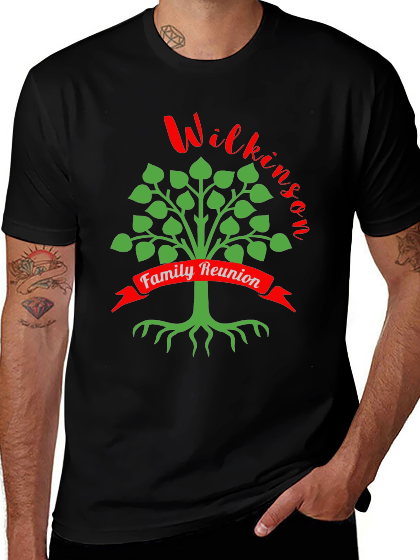Variant 28 of Family Reunion T-Shirt - Wilkinson Tree Design