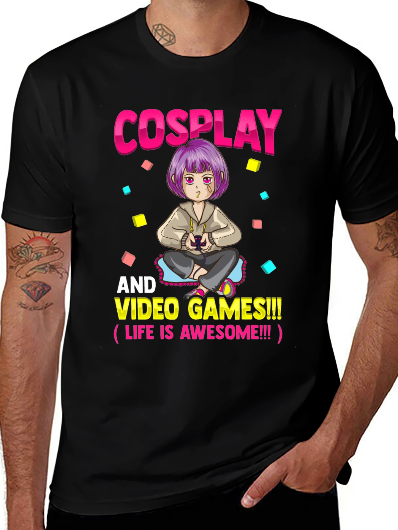 Variant 19 of Cosplay and Video Games T-Shirt