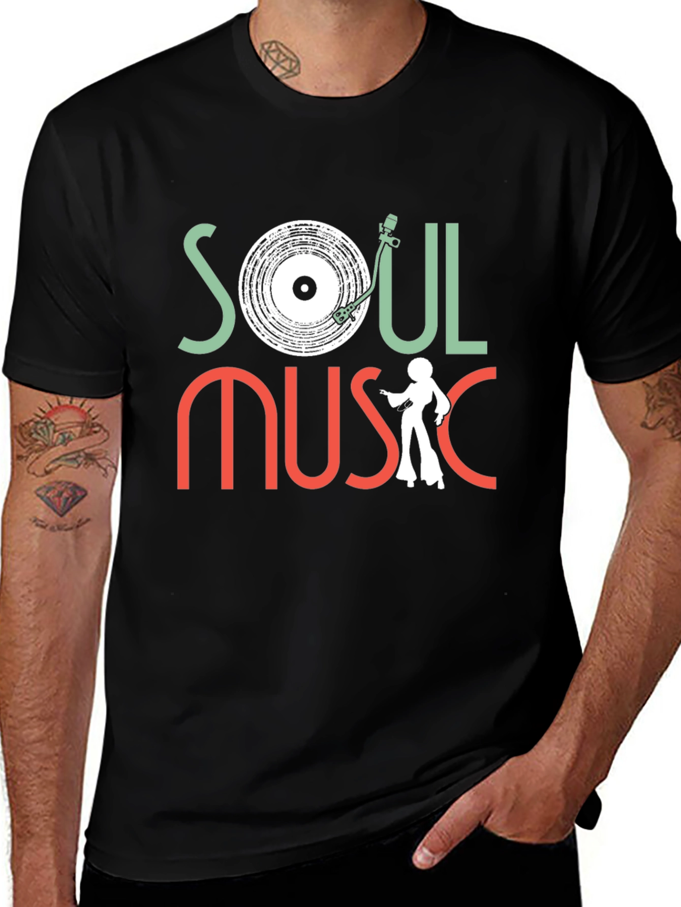 Variant 7 of Soul Music Graphic Tee