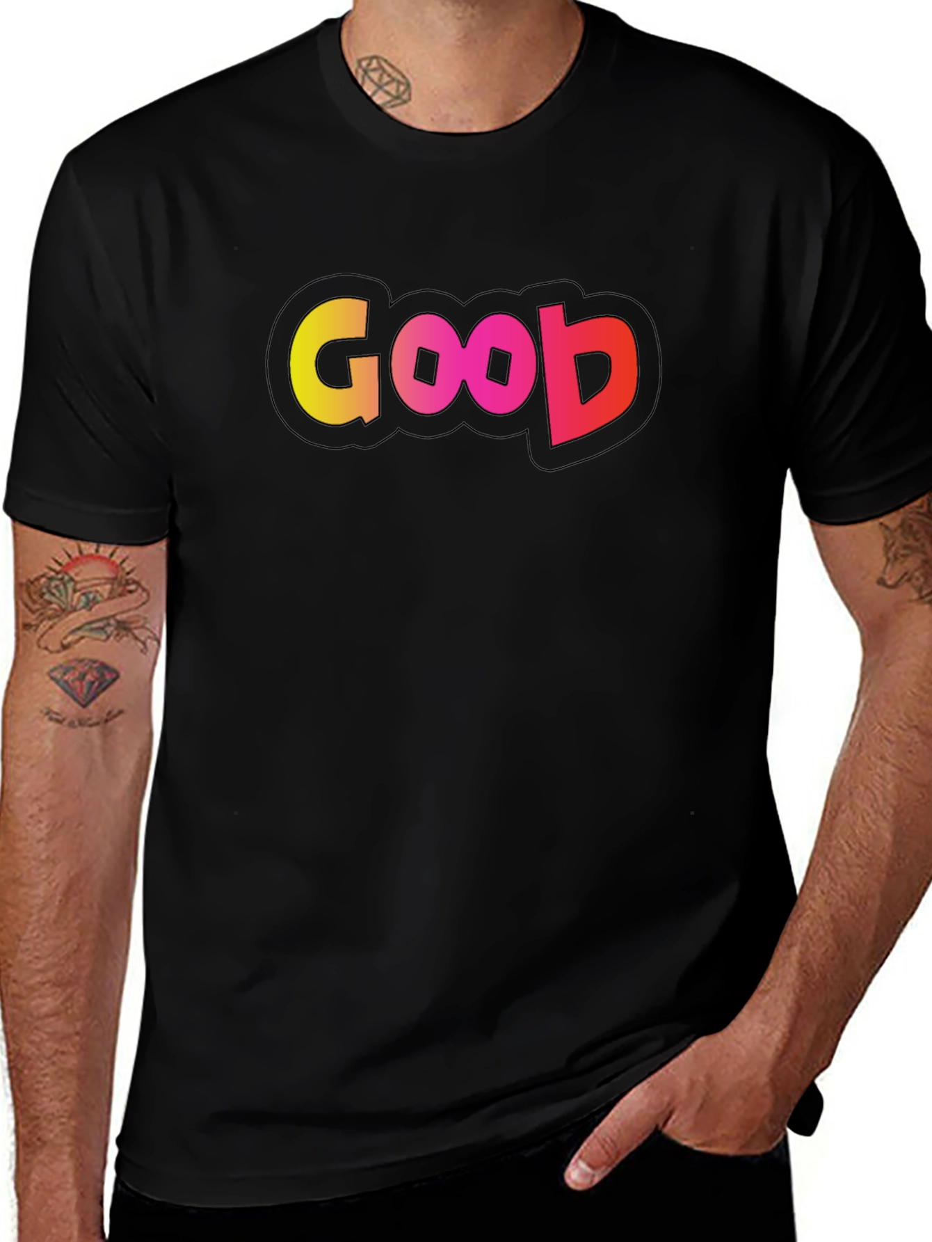 Variant 14 of Goob Graphic T-Shirt - Bold Black Cotton Tee