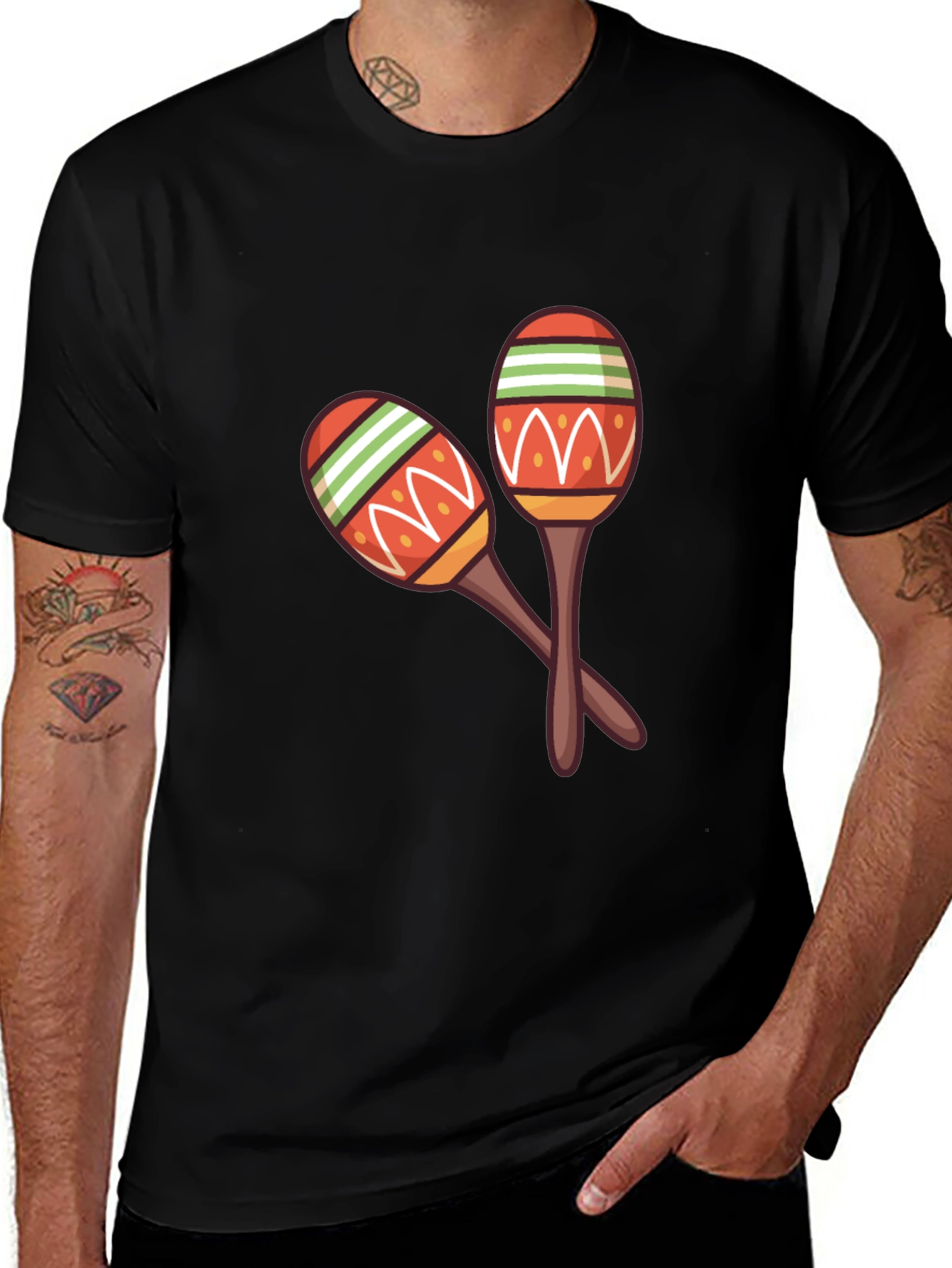 Maraca Graphic Tee - Black