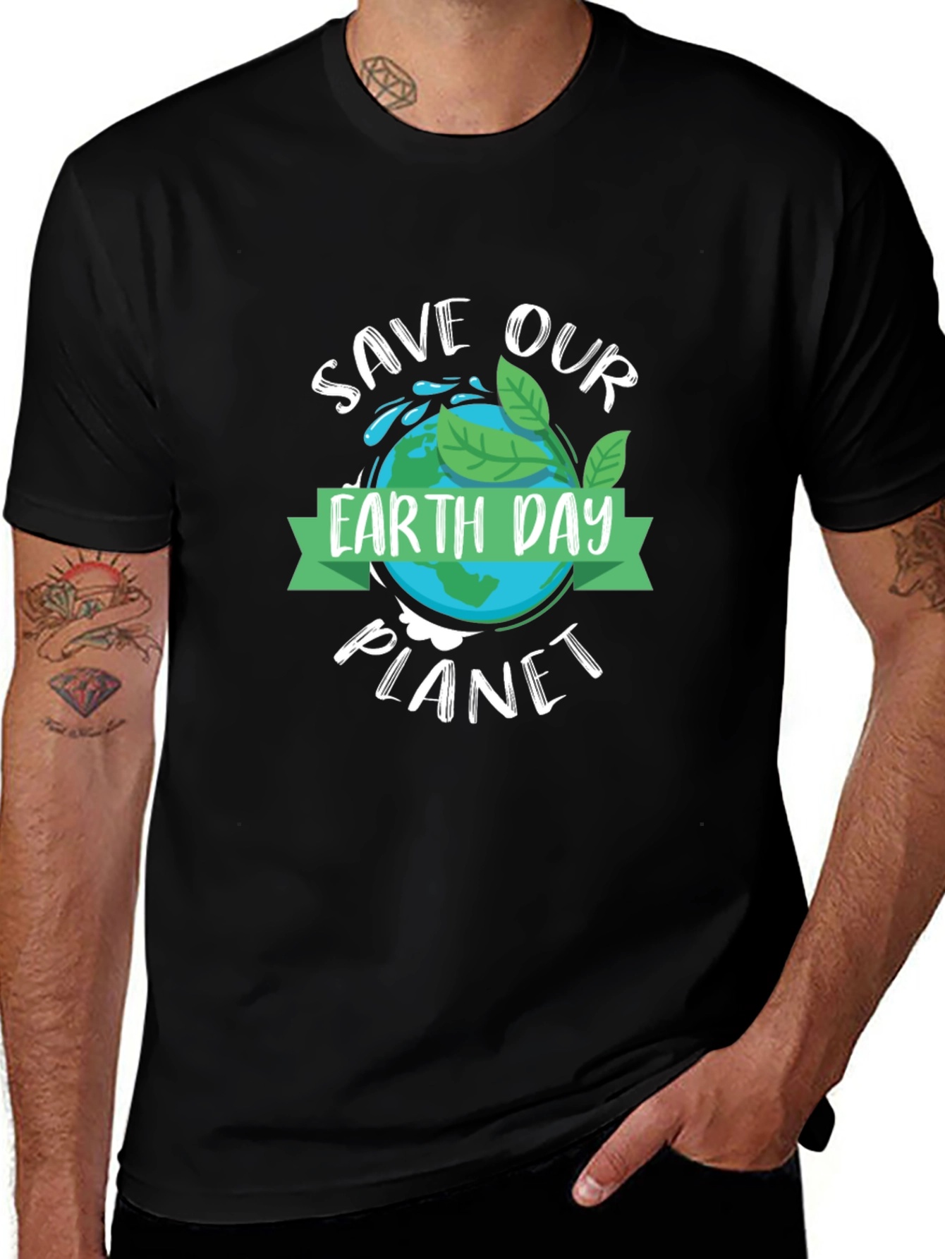 Save Our Planet Earth Day Graphic T-Shirt