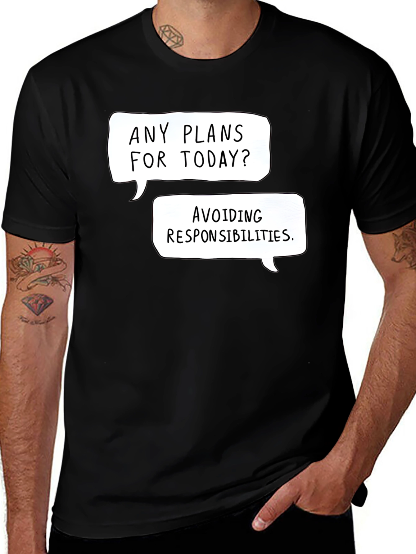 Variant 23 of Funny Avoiding Responsibilities Graphic Tee
