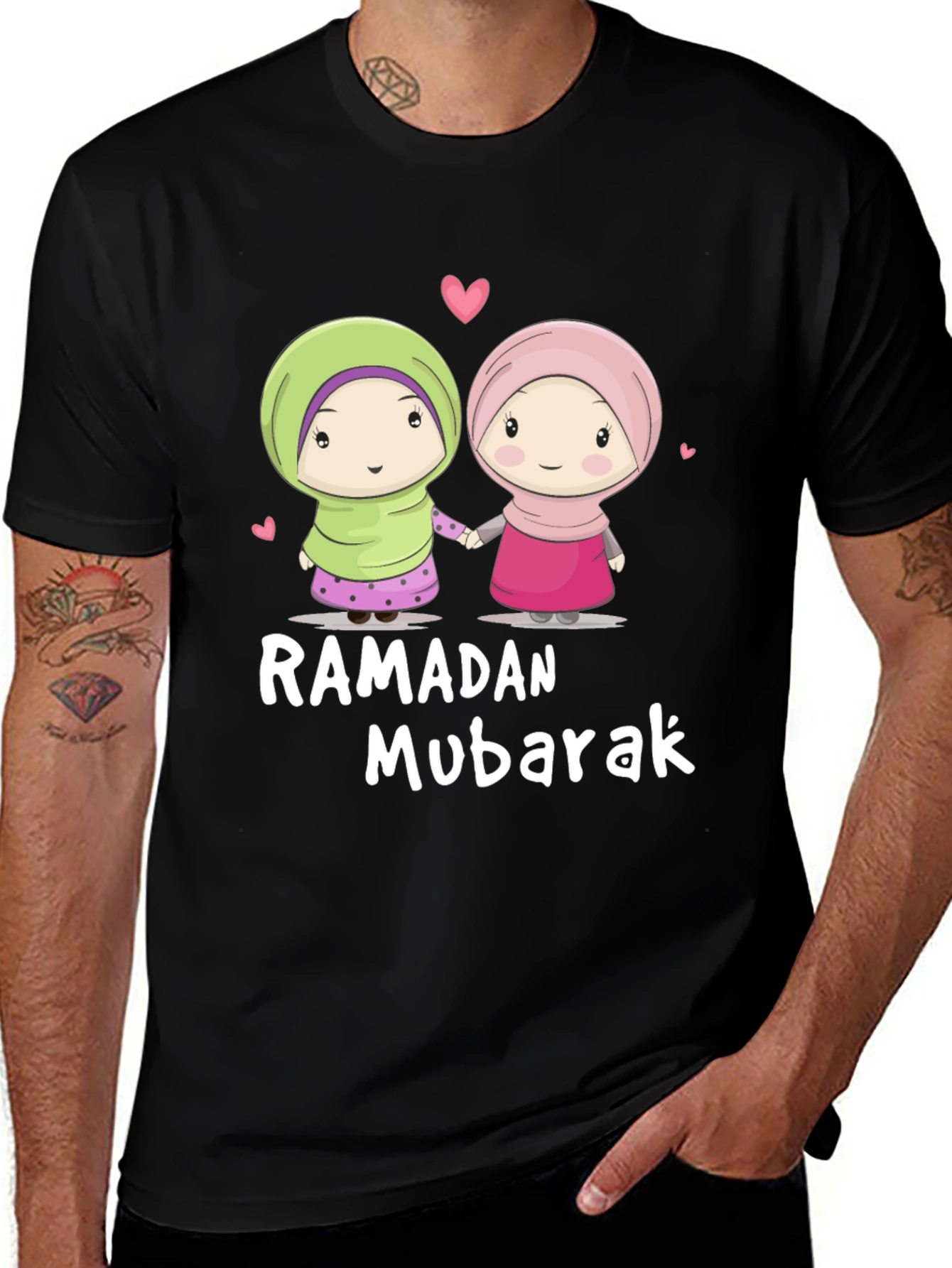 Ramadan Mubarak Cartoon T-Shirt