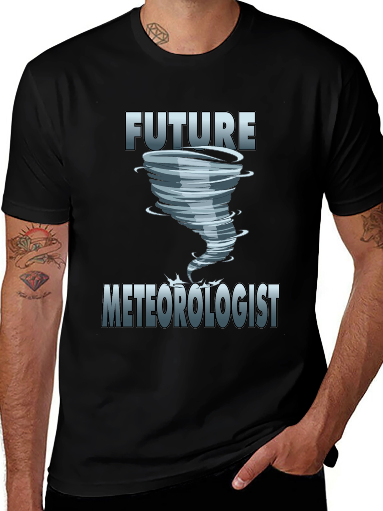 Variant 11 of Future Meteorologist T-Shirt Tornado Design