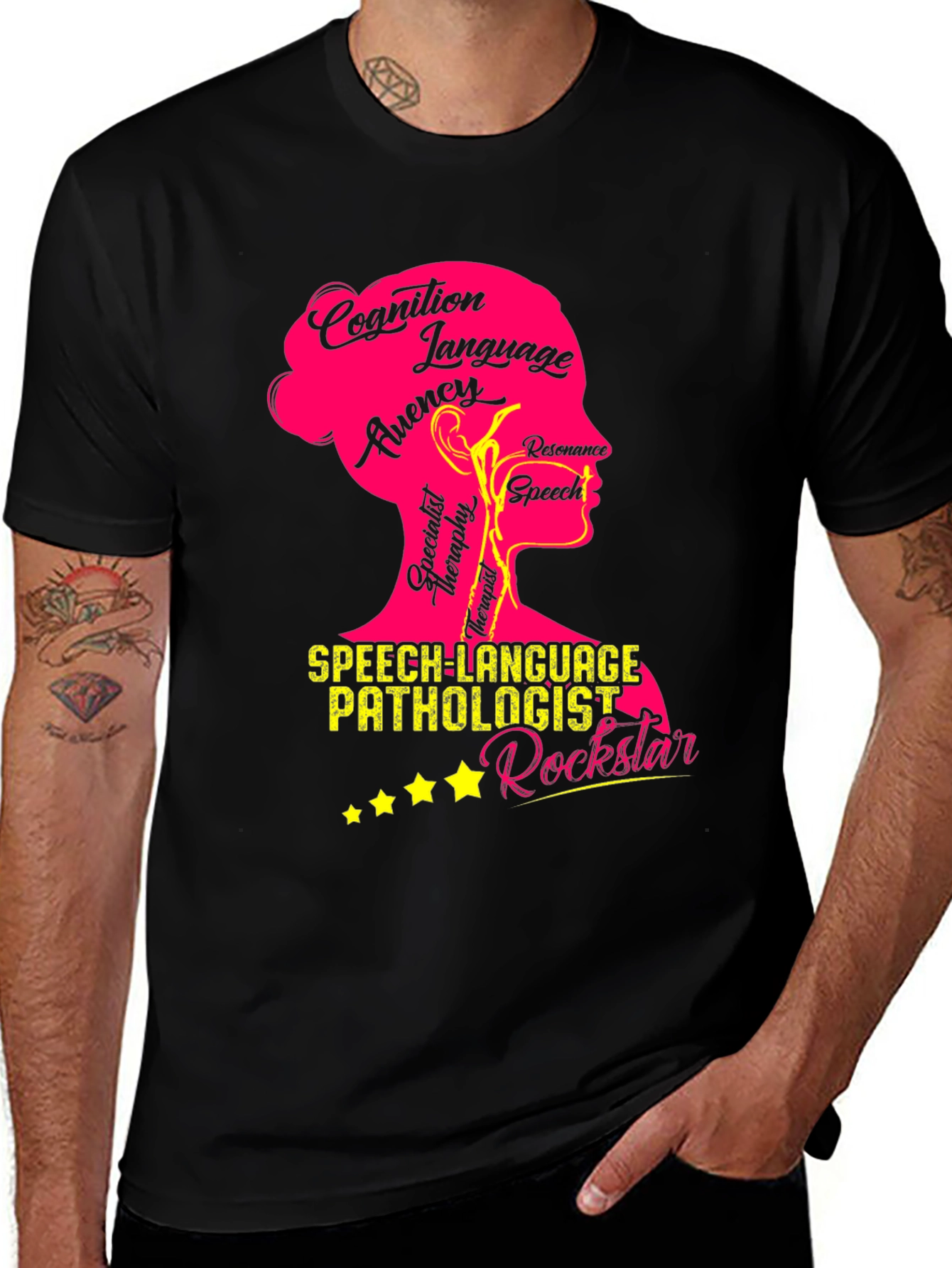 Variant 15 of Speech-Language Pathologist Rockstar T-Shirt