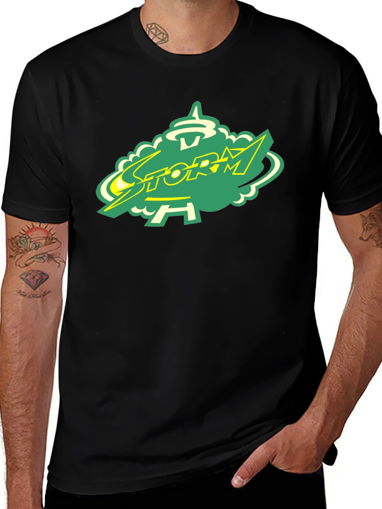 Seattle Storm T-Shirt - Black Cotton Blend