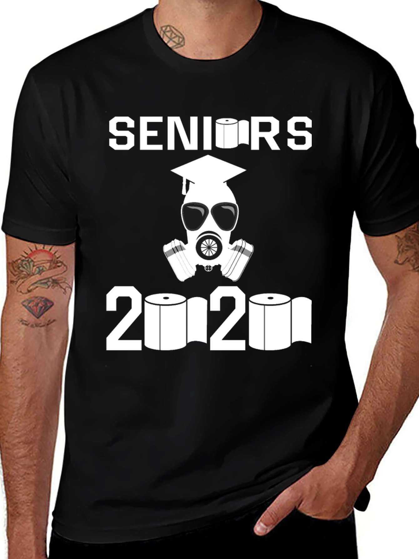 Variant 25 of Seniors 2020 Pandemic Toilet Paper T-Shirt