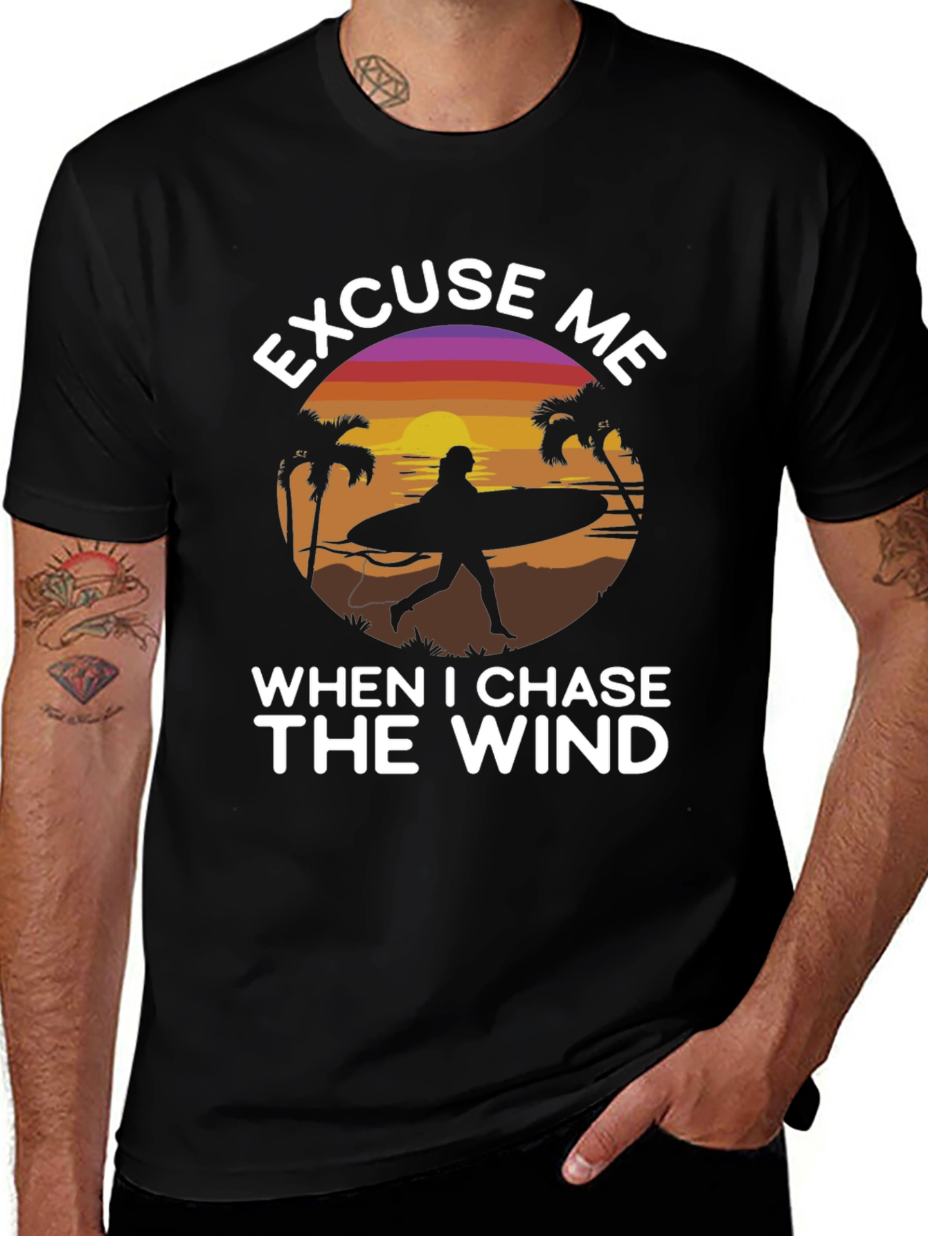 Variant 24 of Excuse Me When I Chase the Wind T-Shirt