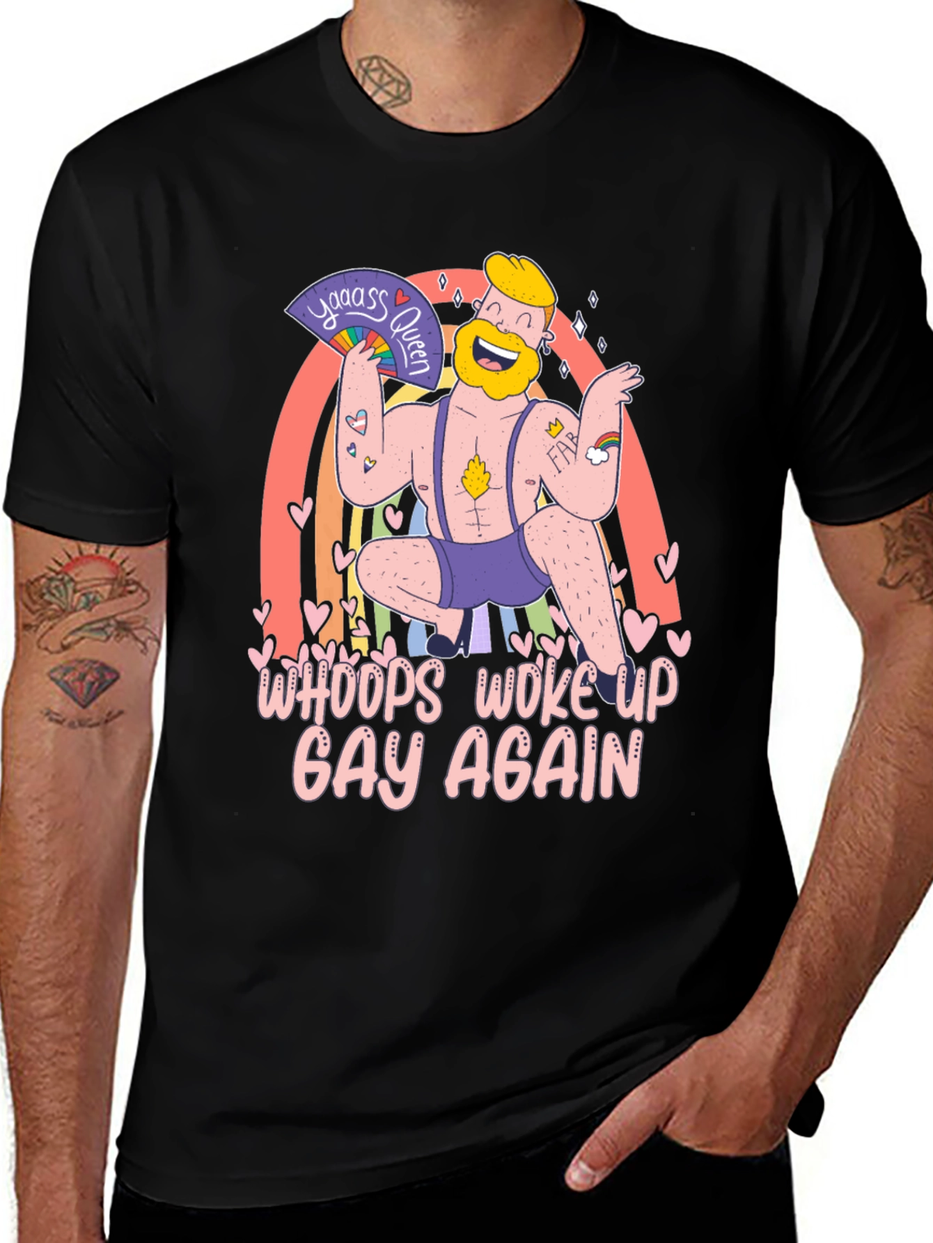 Variant 20 of Whoops Woke Up Gay Again T-Shirt