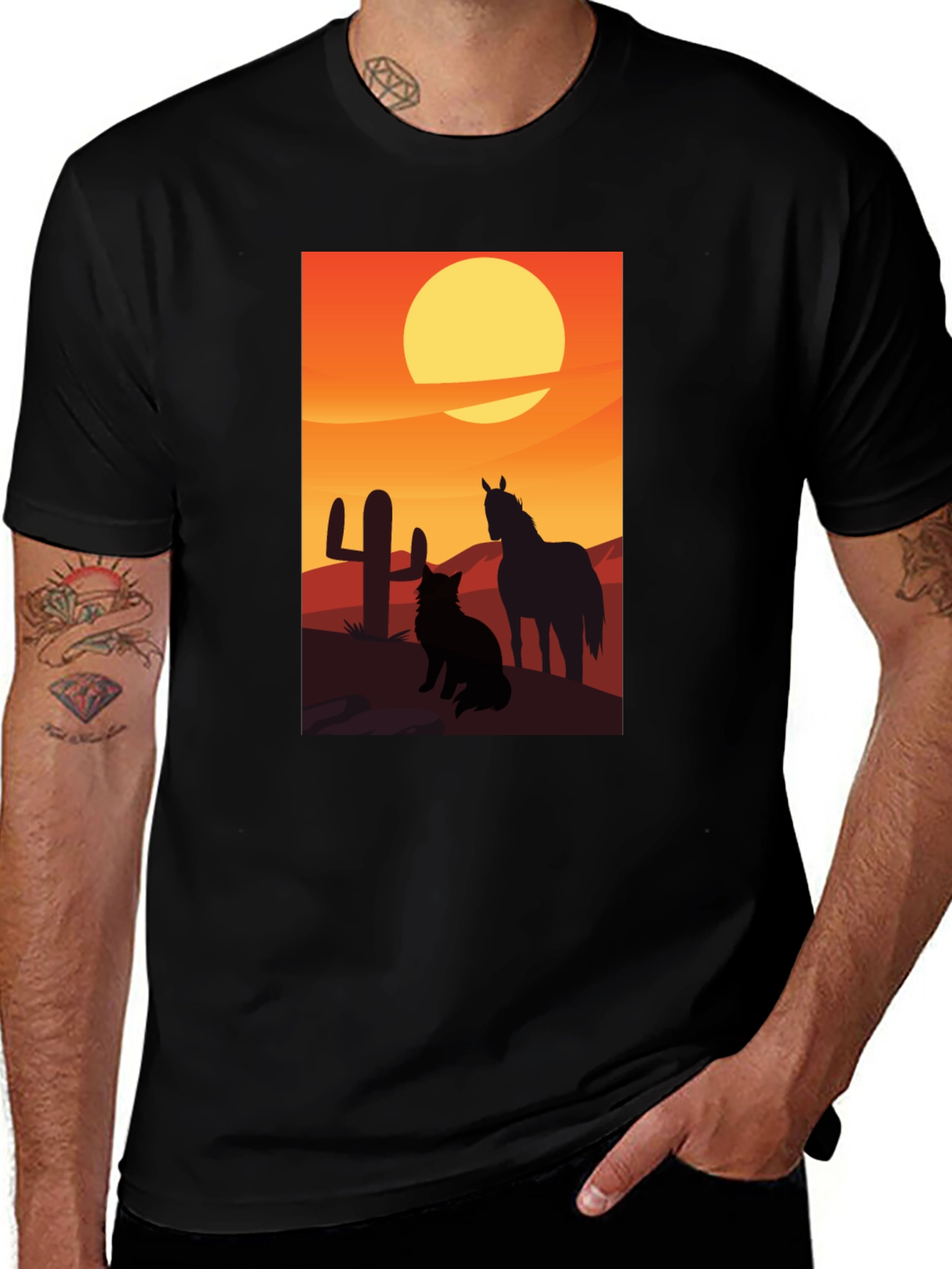 Variant 25 of Desert Sunset Graphic Tee