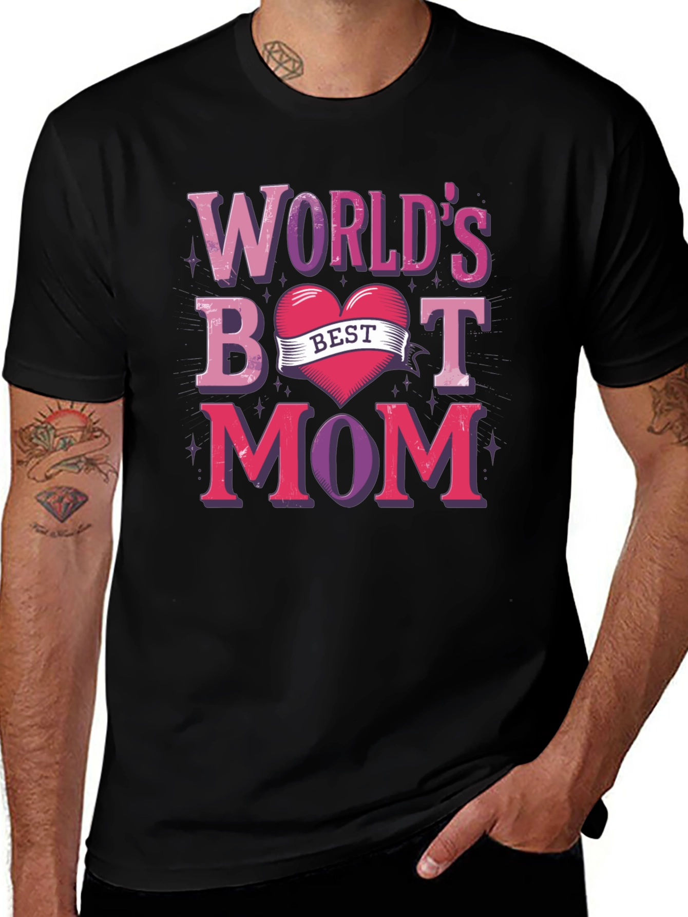 Variant 11 of World's Best Mom Graphic T-Shirt
