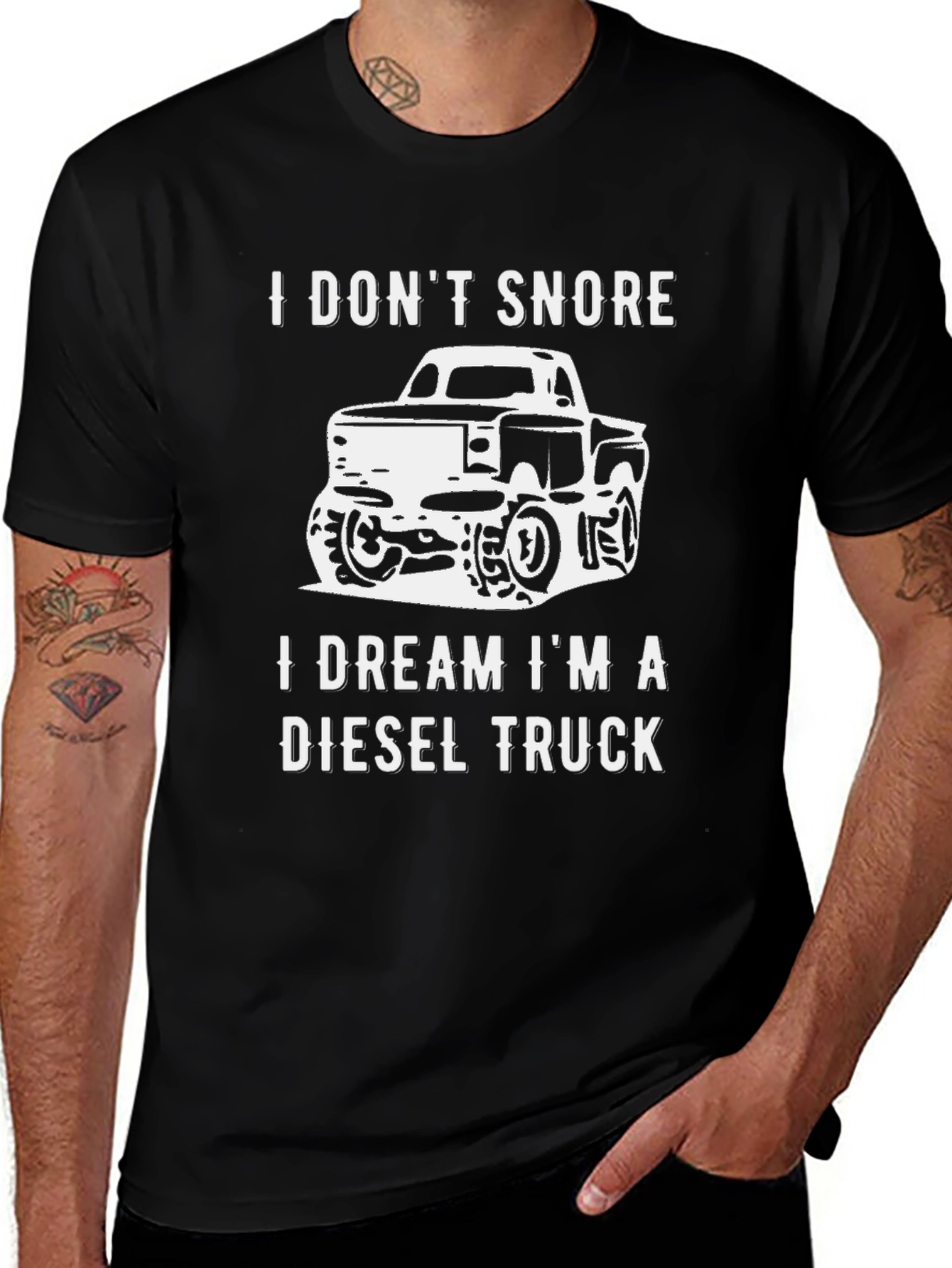 Variant 23 of Diesel Truck Dream T-Shirt - Funny Snoring Tee