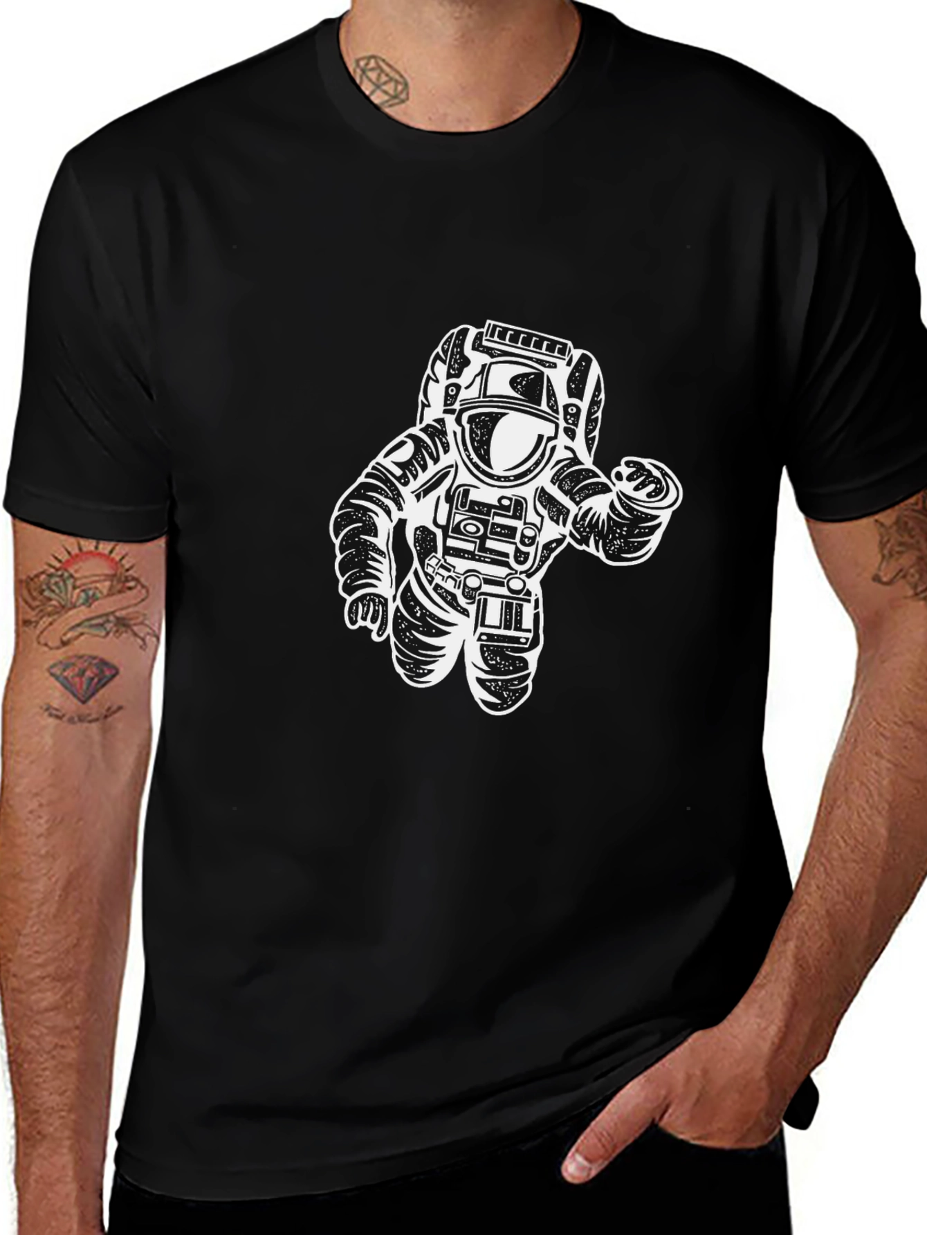 Variant 18 of Astronaut Graphic Tee - Space Explorer T-Shirt
