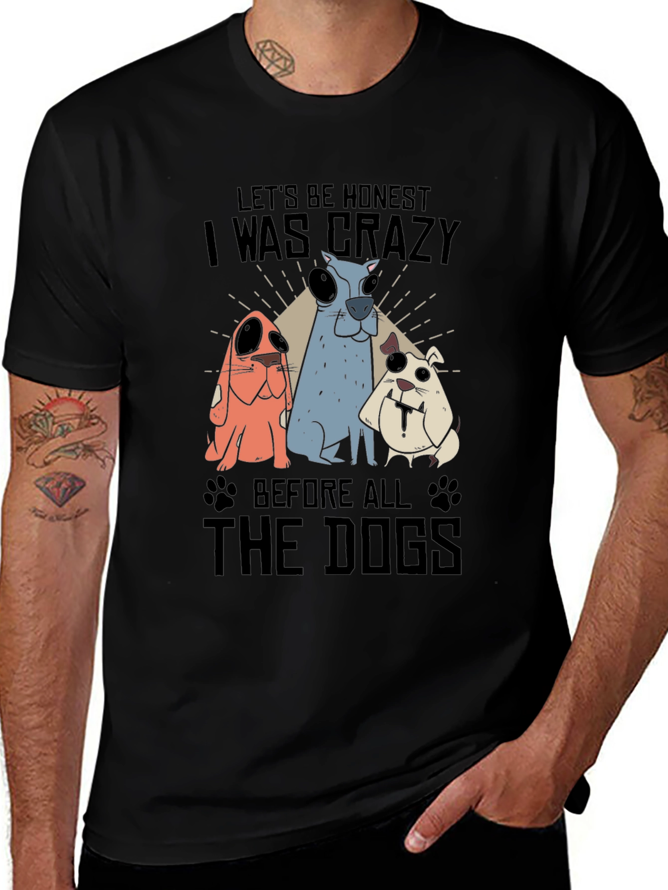 Variant 19 of Crazy Before Dogs Graphic T-Shirt