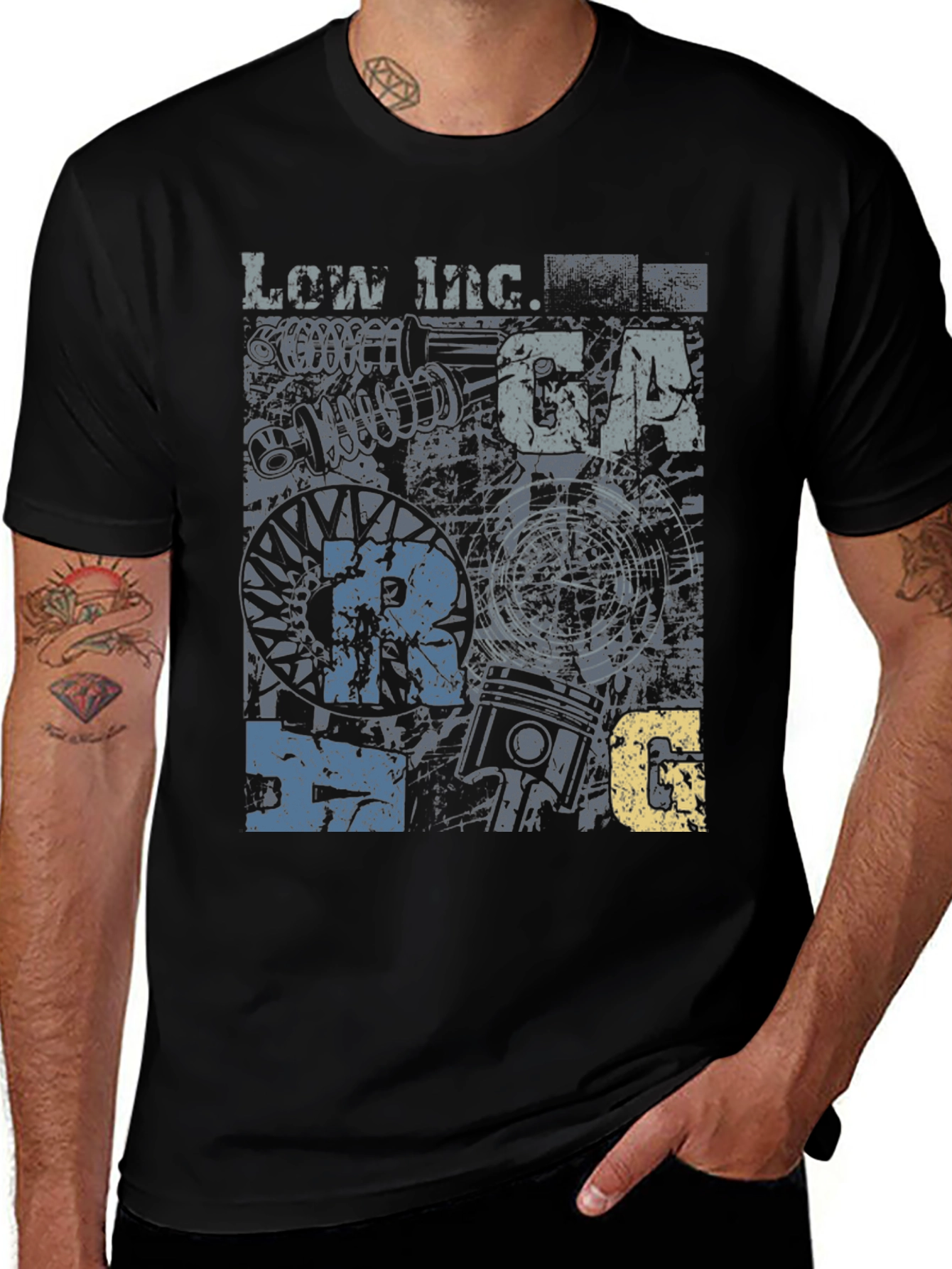 Variant 26 of Vintage-Style Garage Mechanic T-Shirt - Cool Graphic Tee