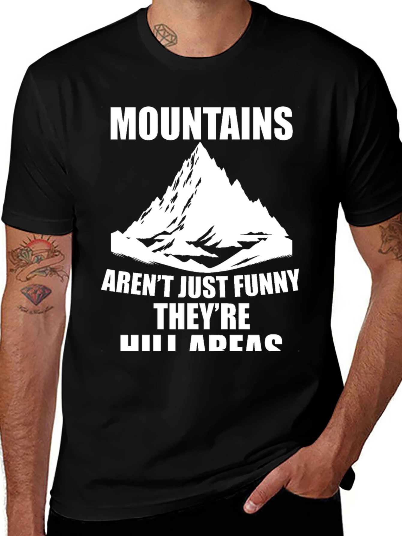 Variant 12 of Mountains Funny T-Shirt