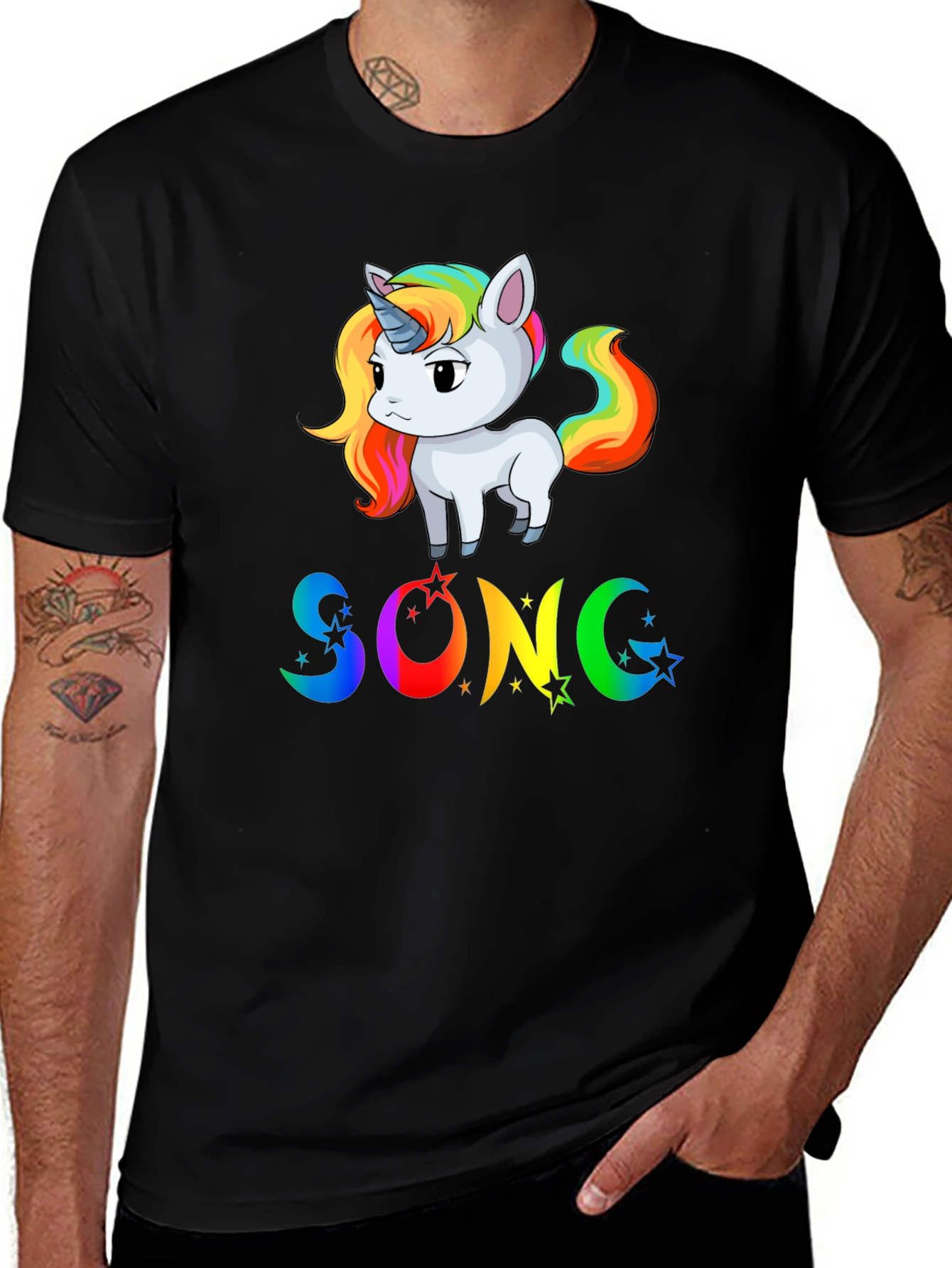 Variant 15 of Unicorn Rainbow T-Shirt - Cute & Colorful Design