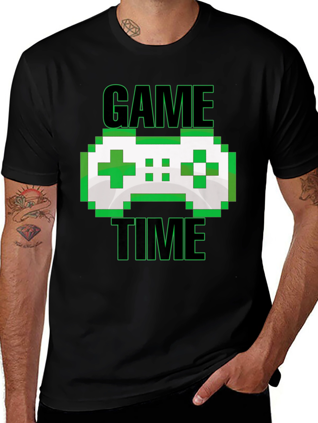 Variant 20 of Game Time Pixel Controller Graphic T-Shirt