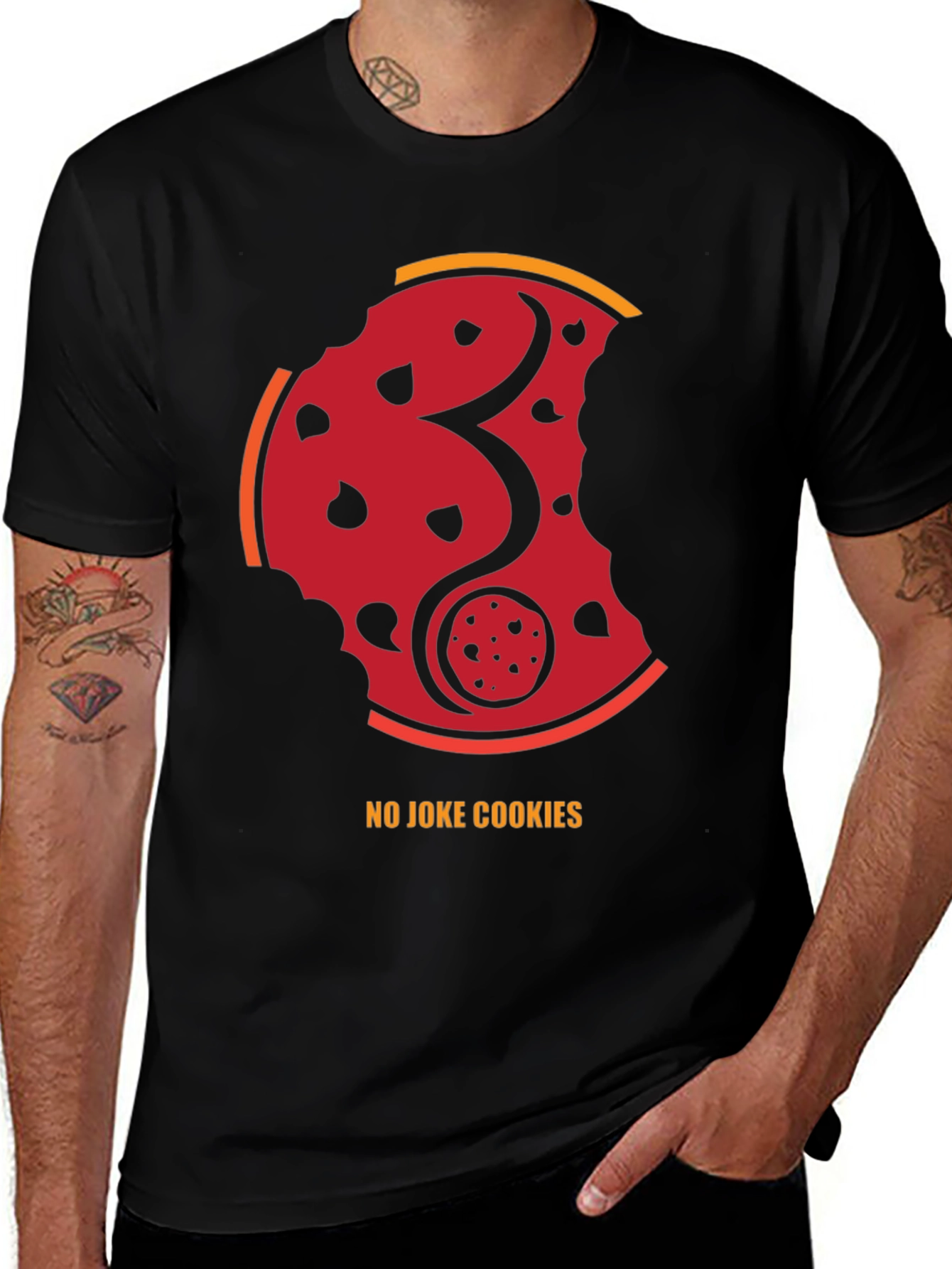 No Joke Cookies Graphic T-Shirt