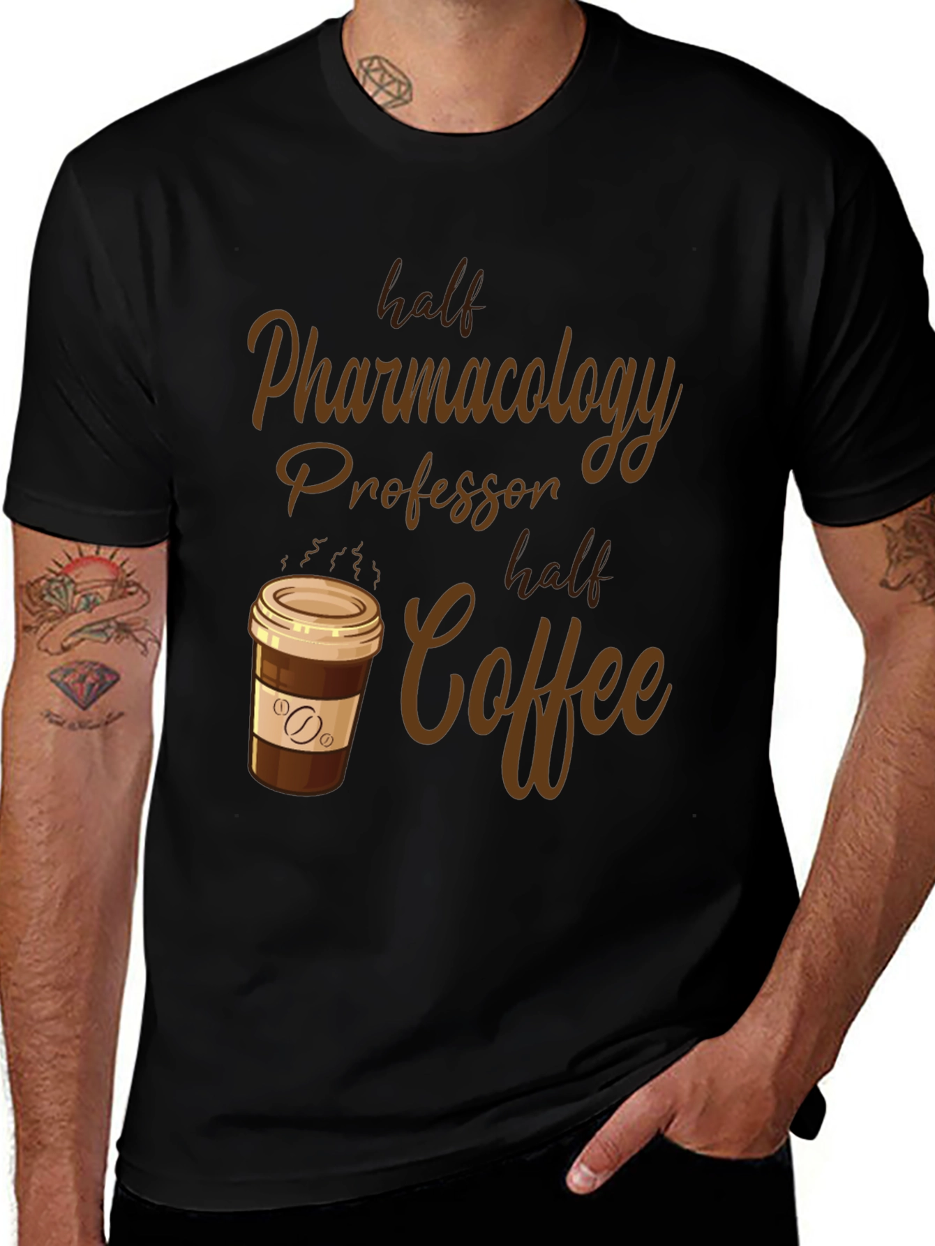 Variant 14 of Pharmacology Professor Coffee Lover T-Shirt