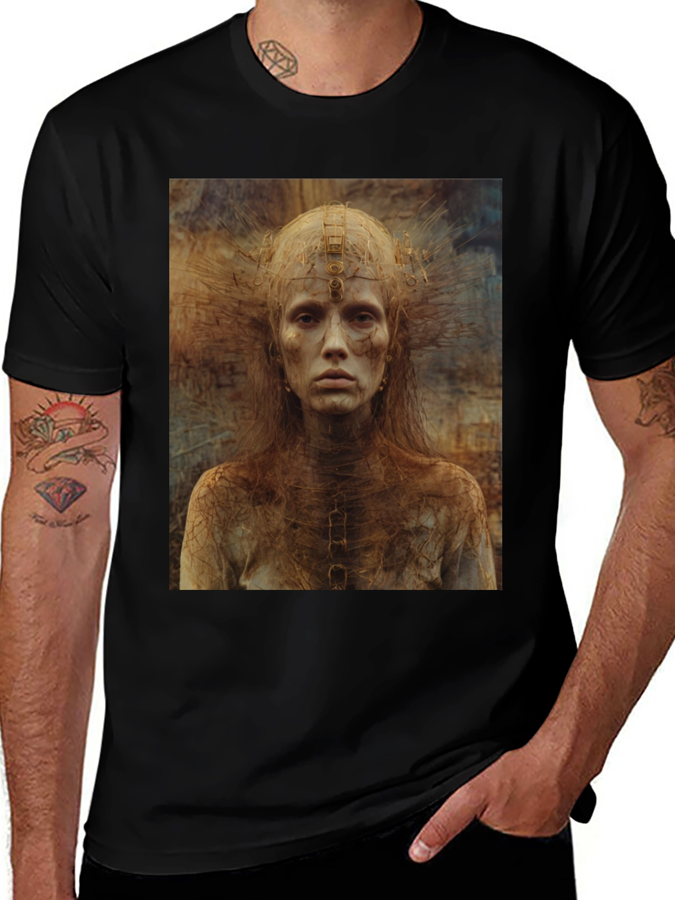 Variant 13 of Gothic Art T-Shirt - Wearable Dark Fantasy