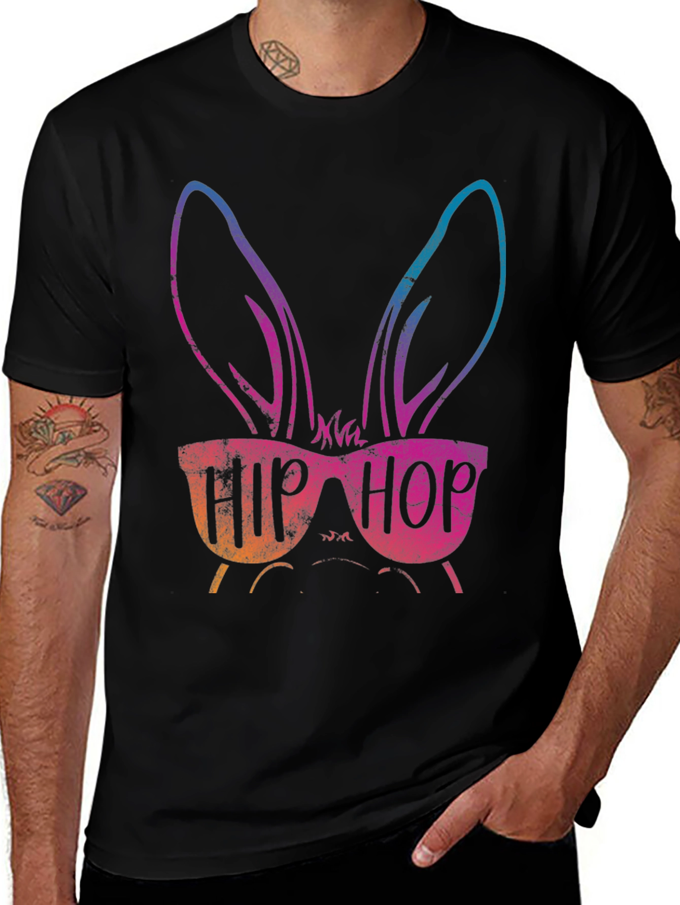 Variant 9 of Hip Hop Easter Bunny T-Shirt