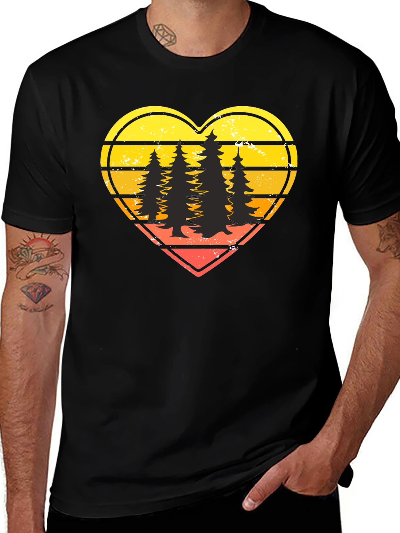 Variant 14 of Nature Heart Graphic Tee