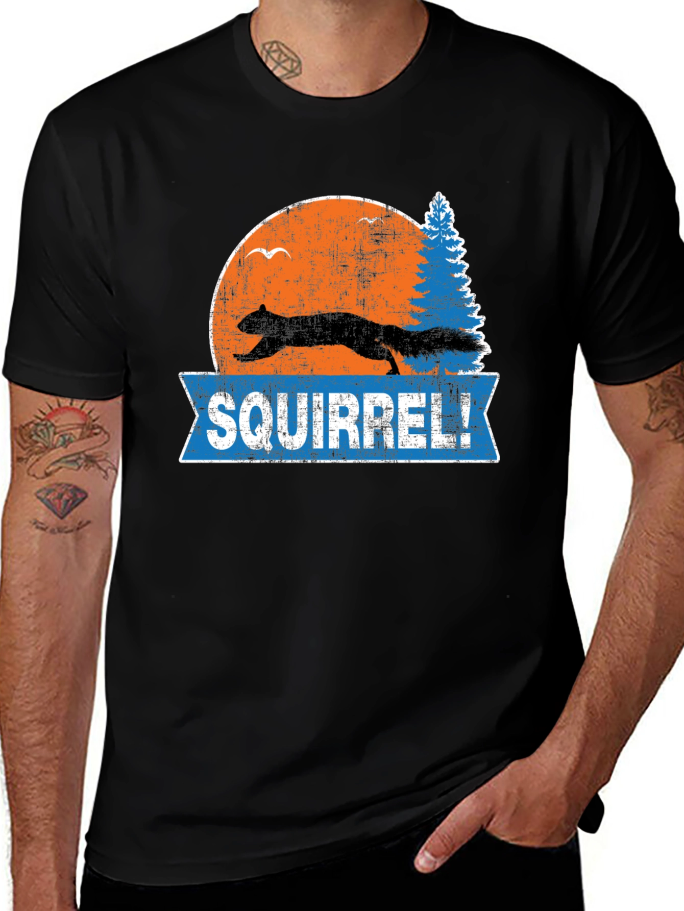 Variant 13 of Squirrel! Graphic T-Shirt - Nature Adventure Tee