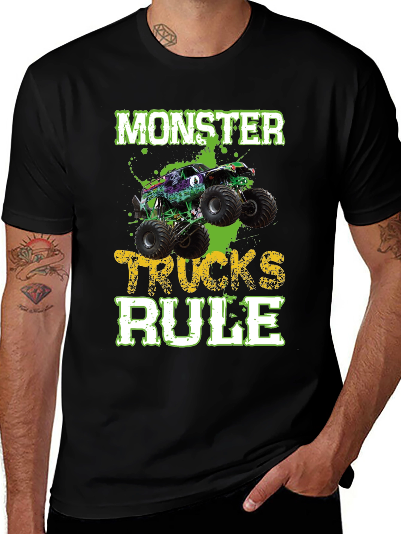 Variant 22 of Monster Trucks Rule T-Shirt