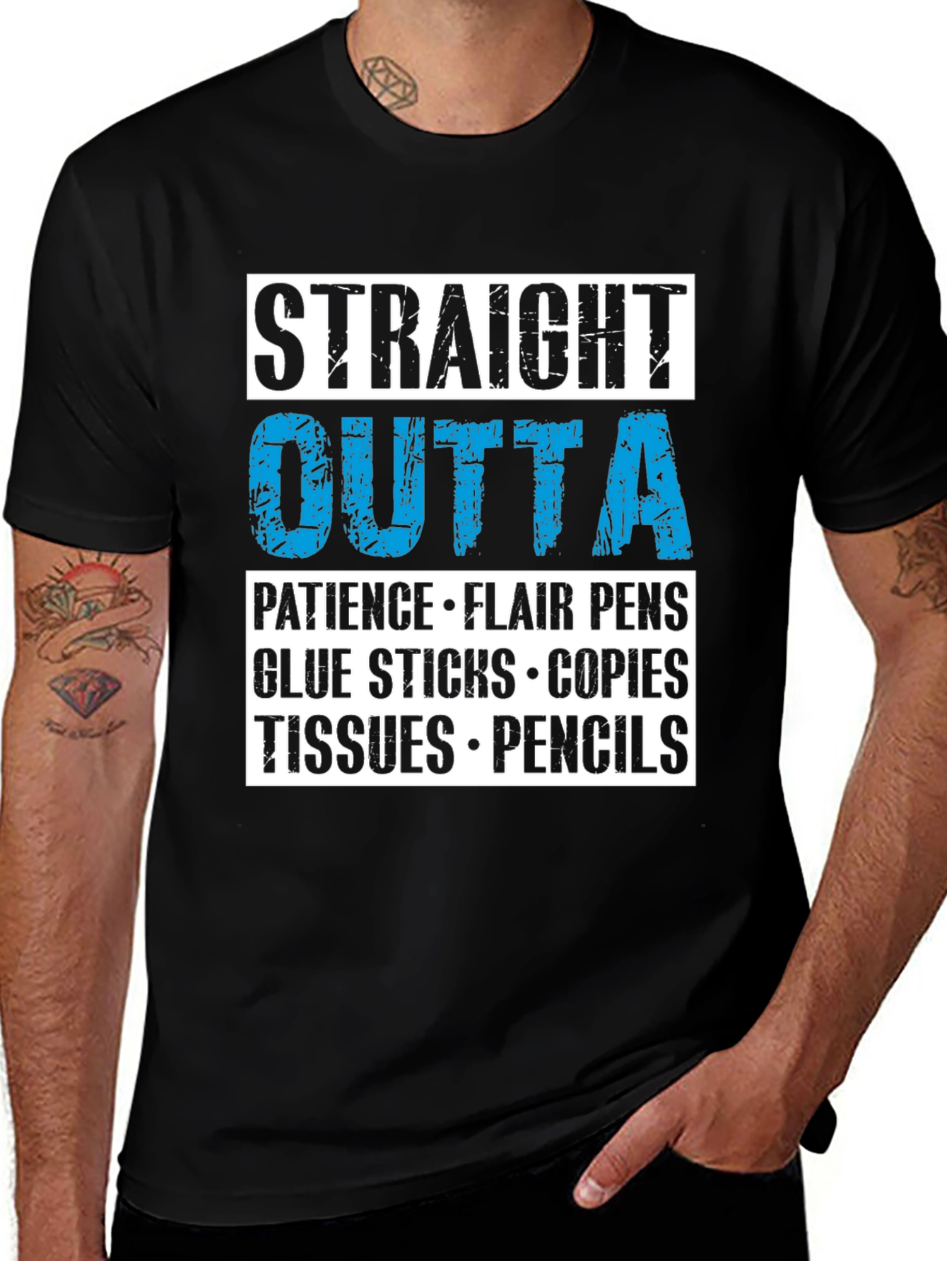 Variant 24 of Straight Outta Patience T-Shirt