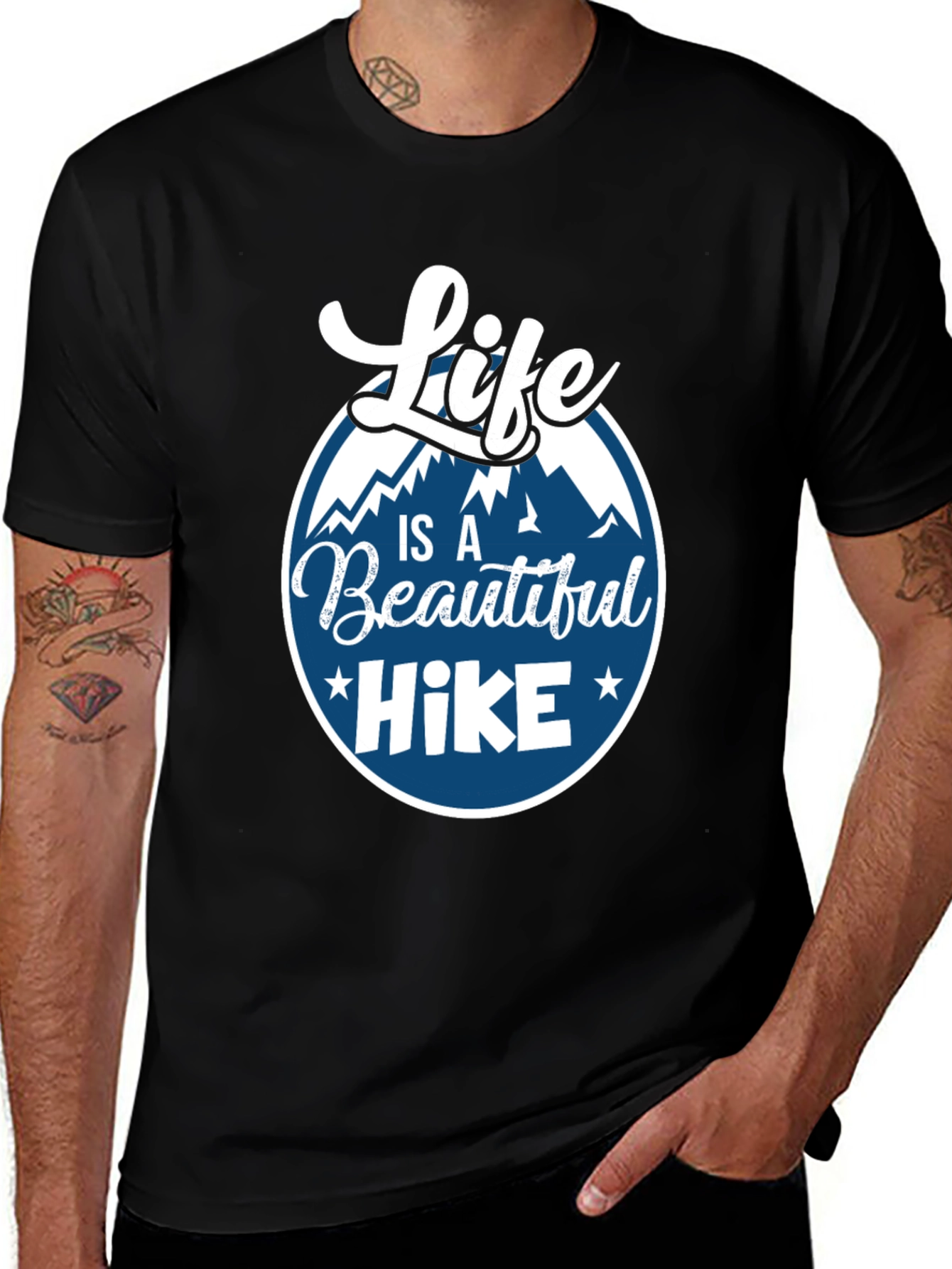 Variant 22 of Life is a Beautiful Hike Graphic T-Shirt