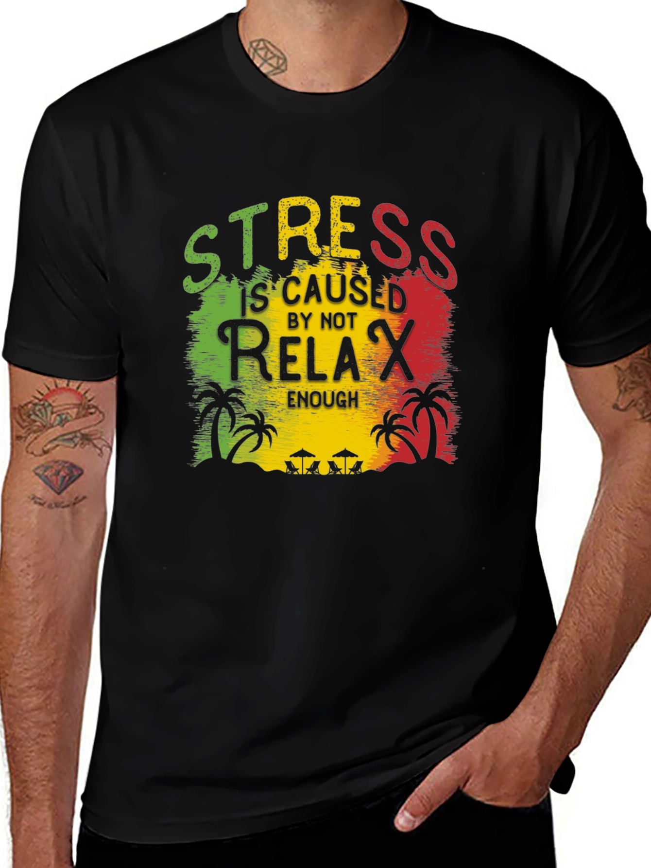 Variant 21 of Relax Enough T-Shirt - Stress Relief