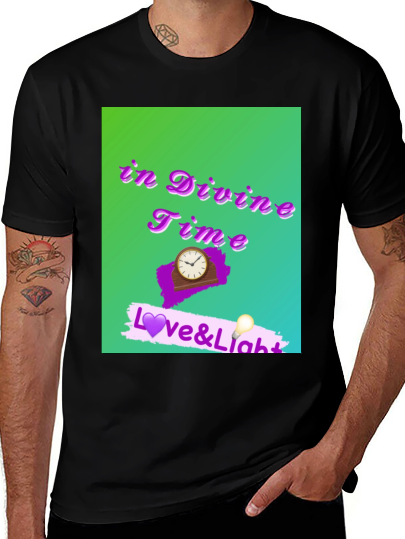 In Divine Time Tee - Love & Light T-Shirt