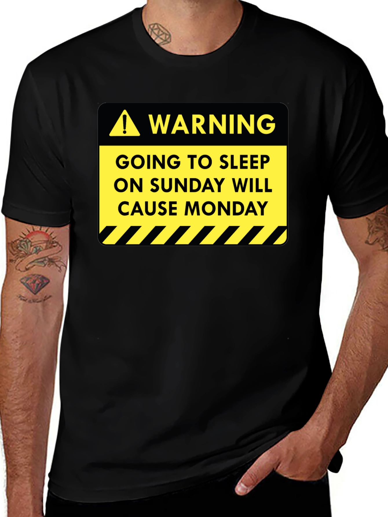 Variant 27 of Funny Warning: Sleeping on Sunday T-Shirt
