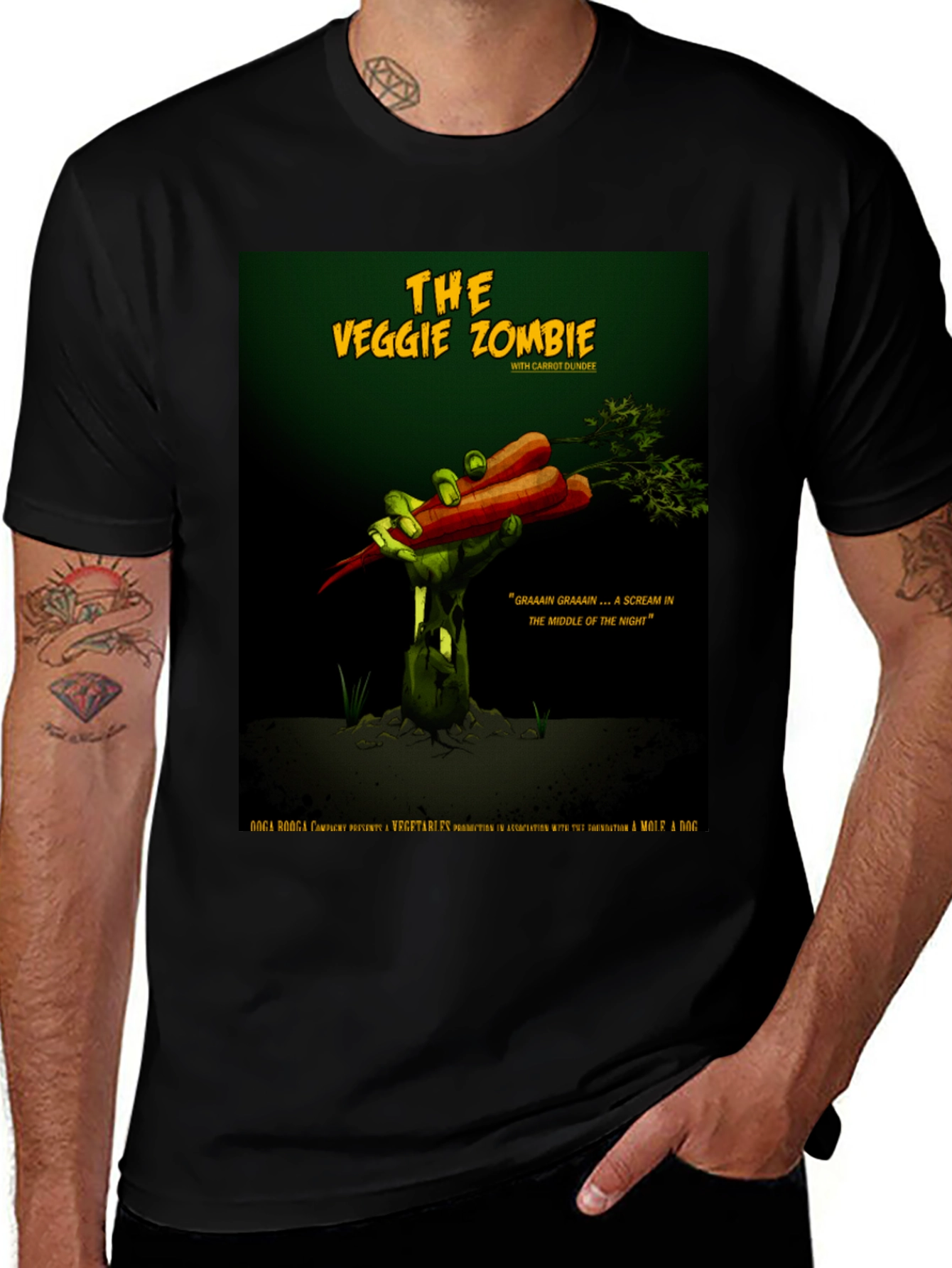 Variant 27 of Veggie Zombie T-Shirt
