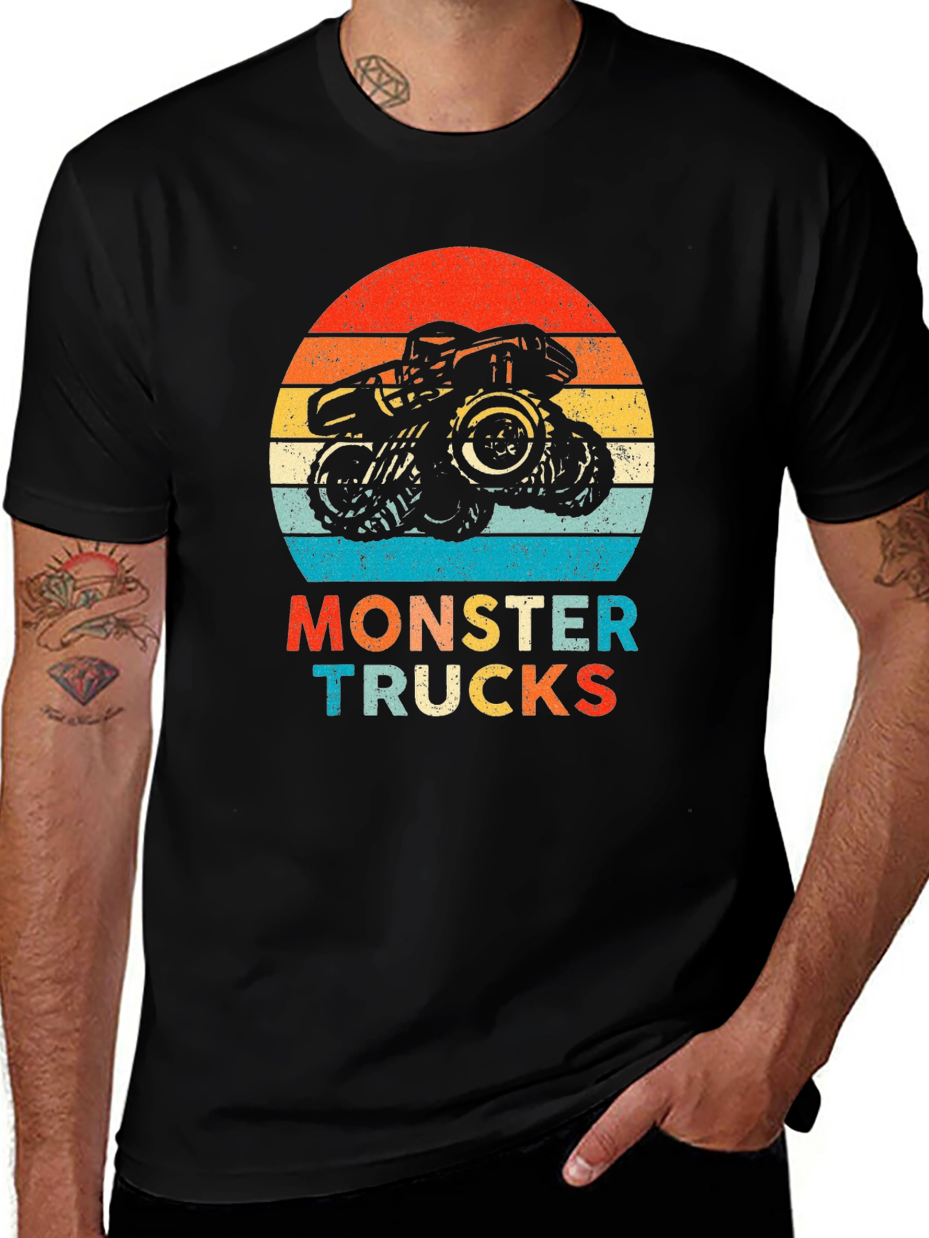 Variant 20 of Monster Truck Retro Graphic Tee