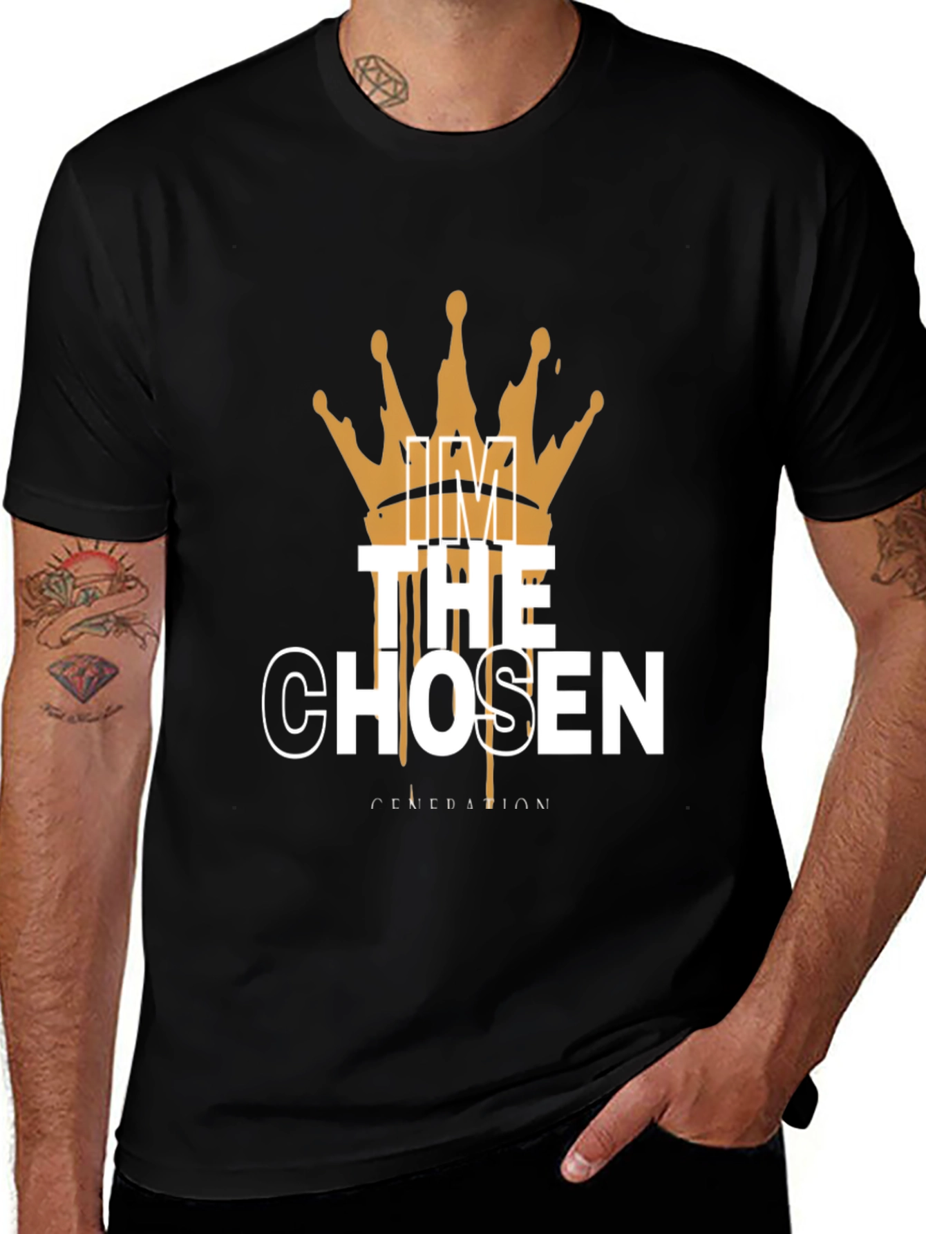 Variant 27 of I'm The Chosen Generation Black T-Shirt