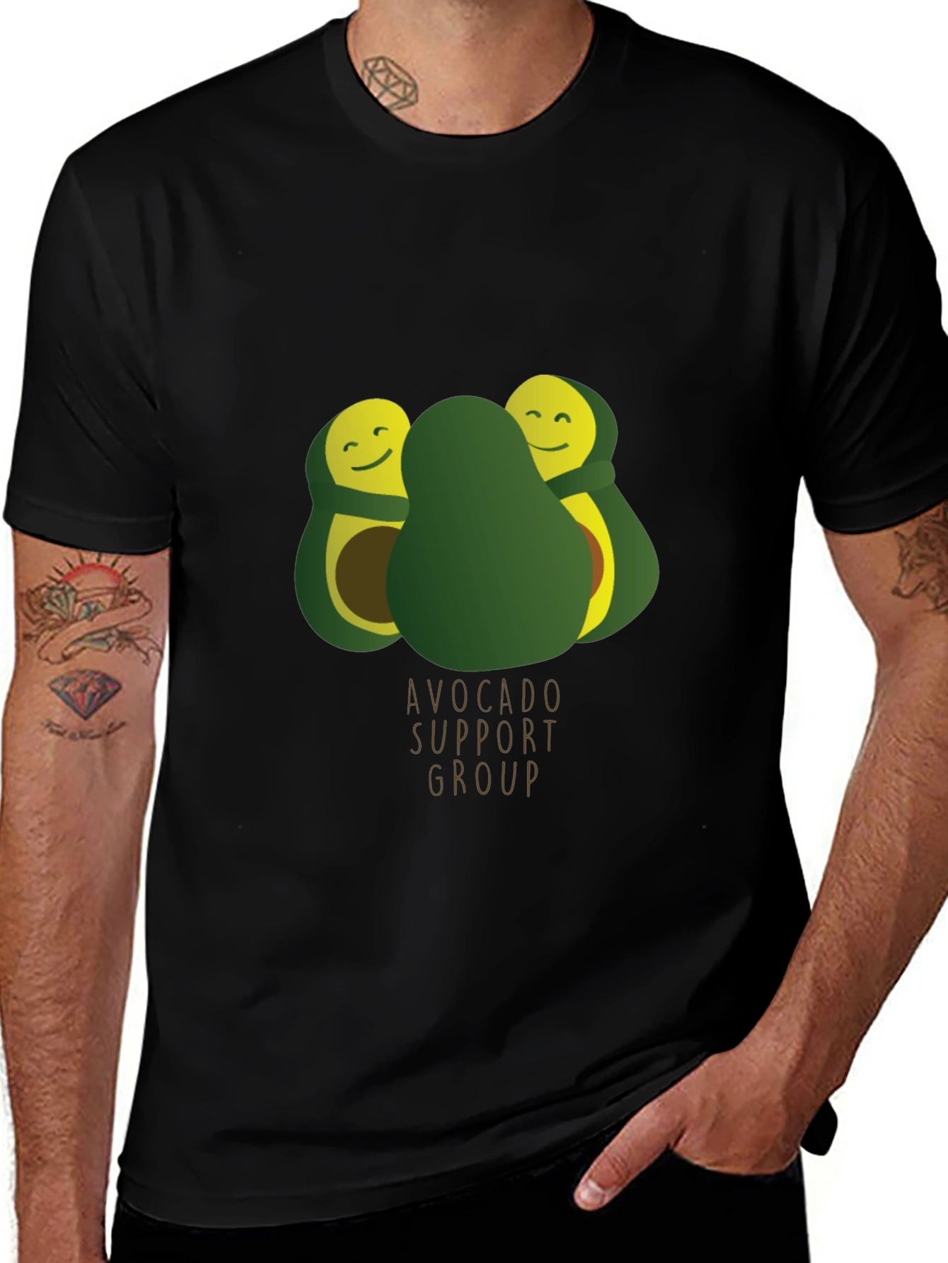 Variant 6 of Avocado Support Group Graphic Tee