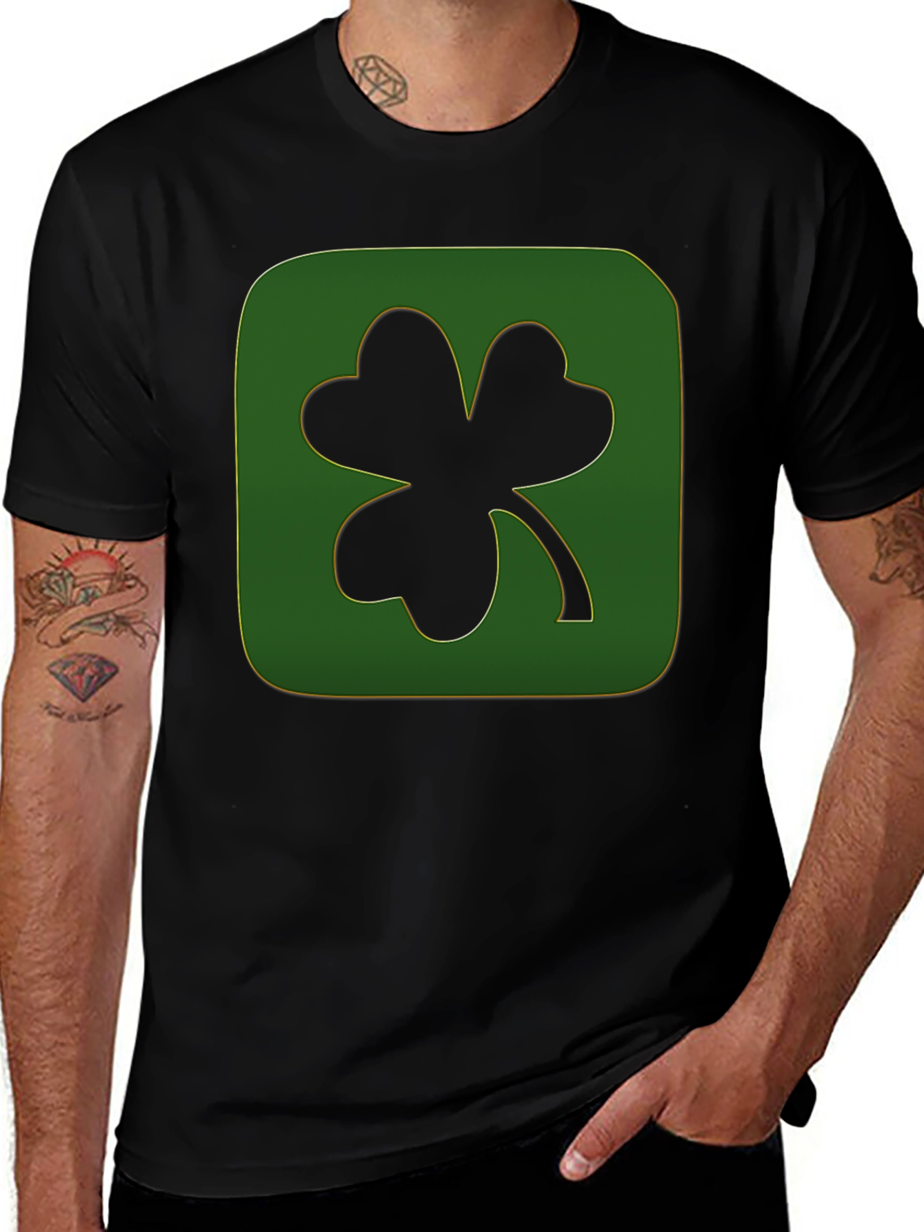 Variant 9 of Shamrock Graphic Tee - St. Patrick's Day Luck