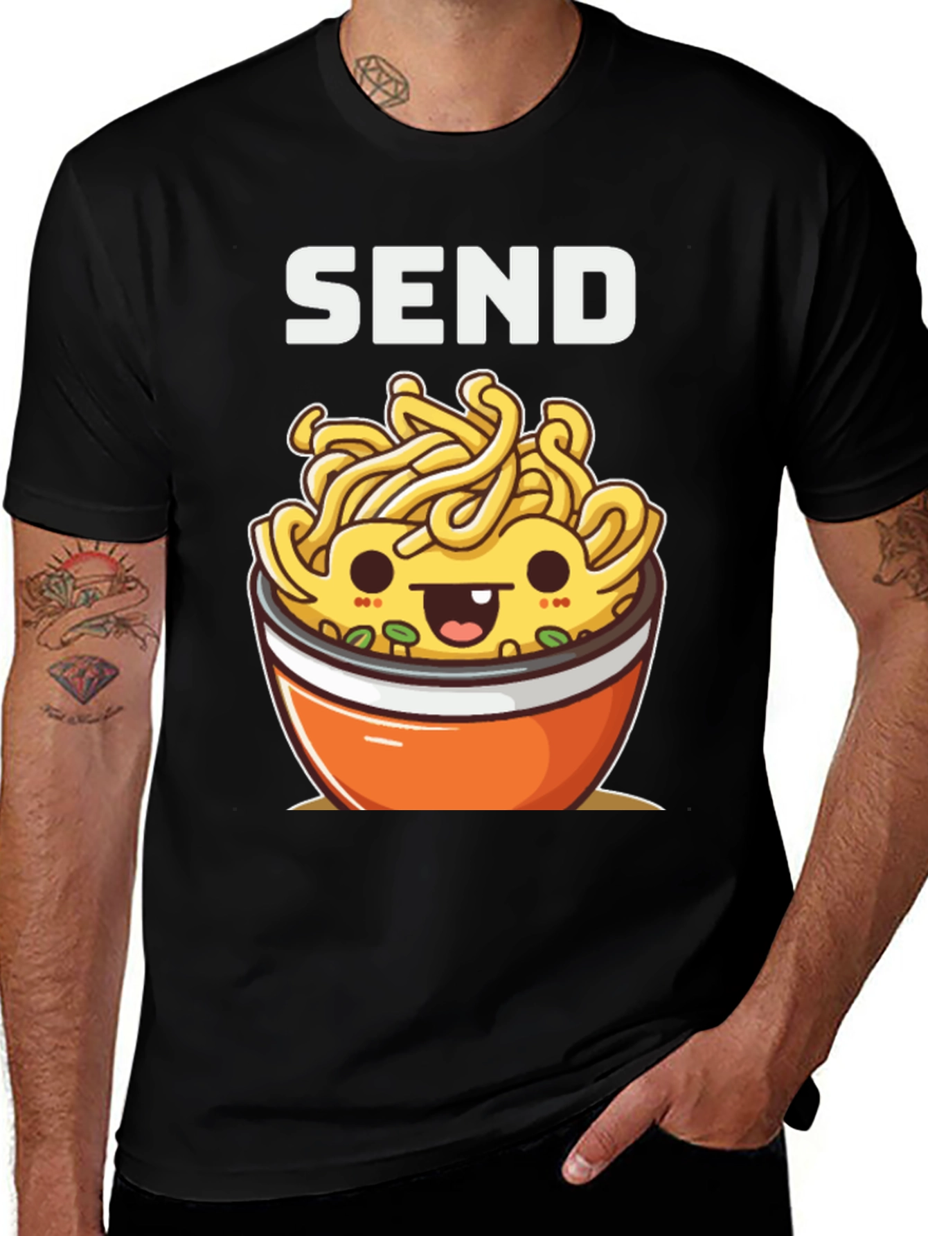 Variant 20 of Send Noodles Kawaii Graphic T-Shirt
