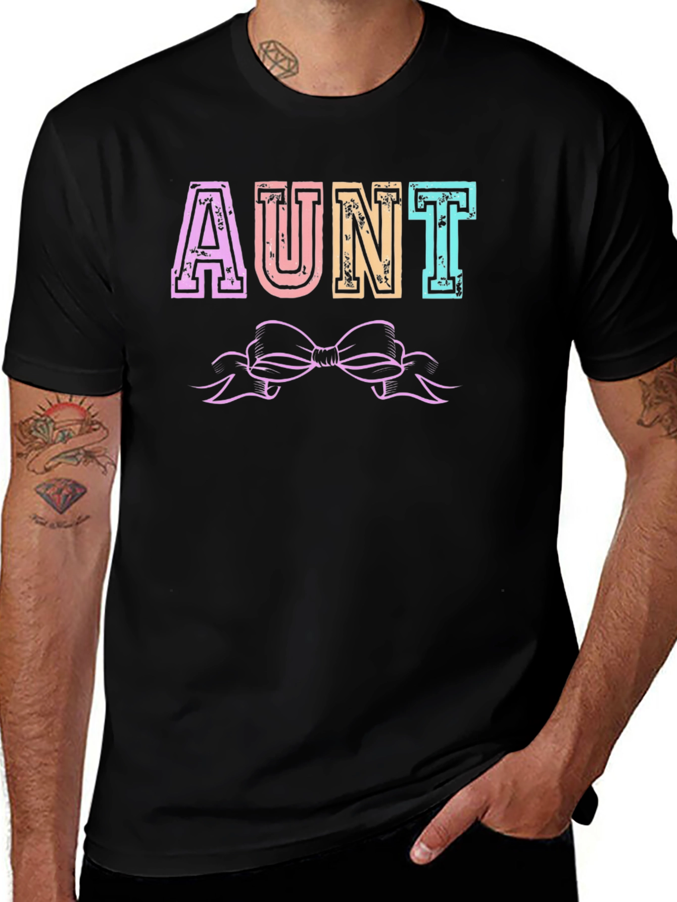 Aunt T-Shirt - Cute Bow Design