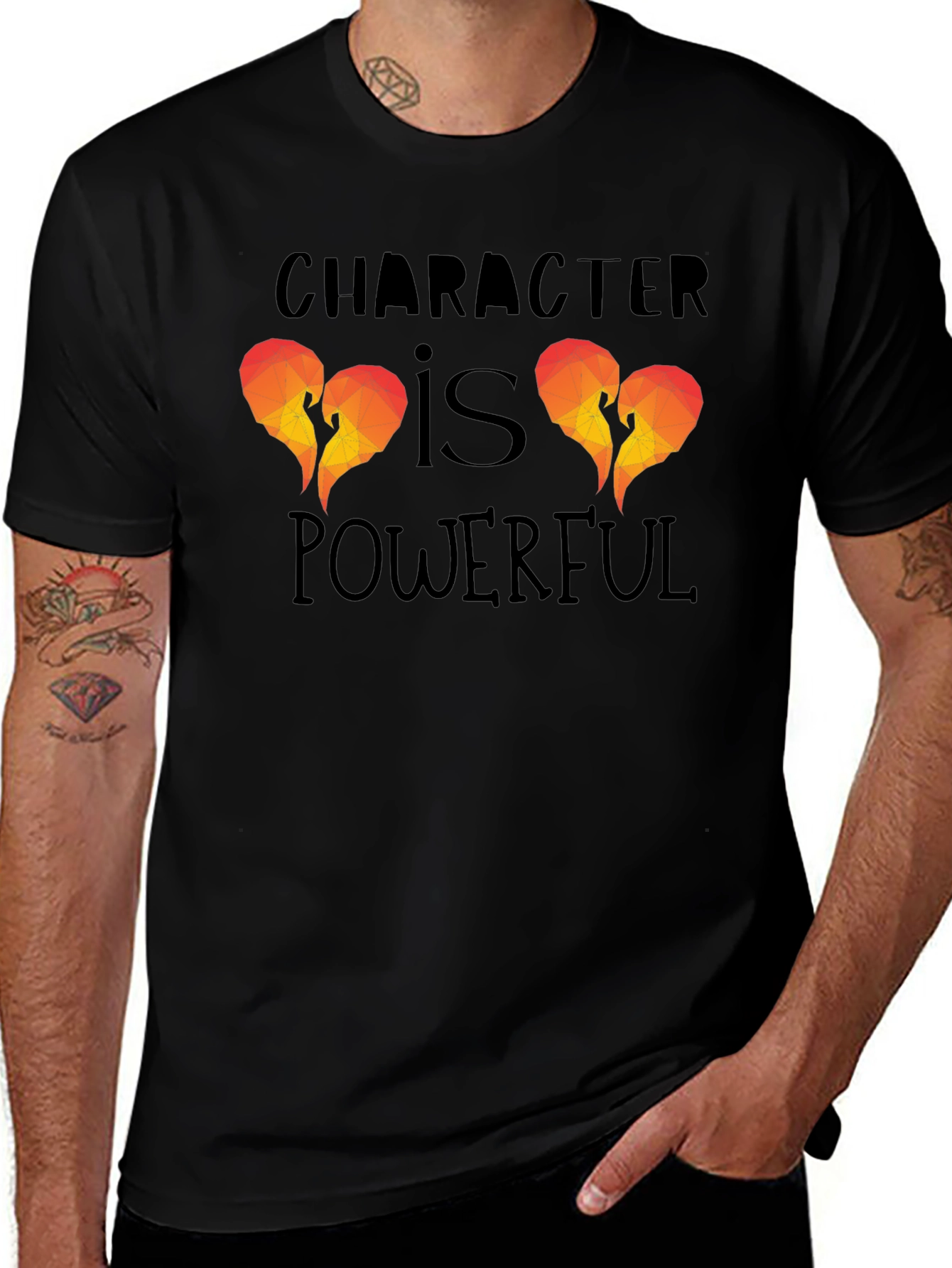 Variant 23 of Character Is Powerful Graphic T-Shirt