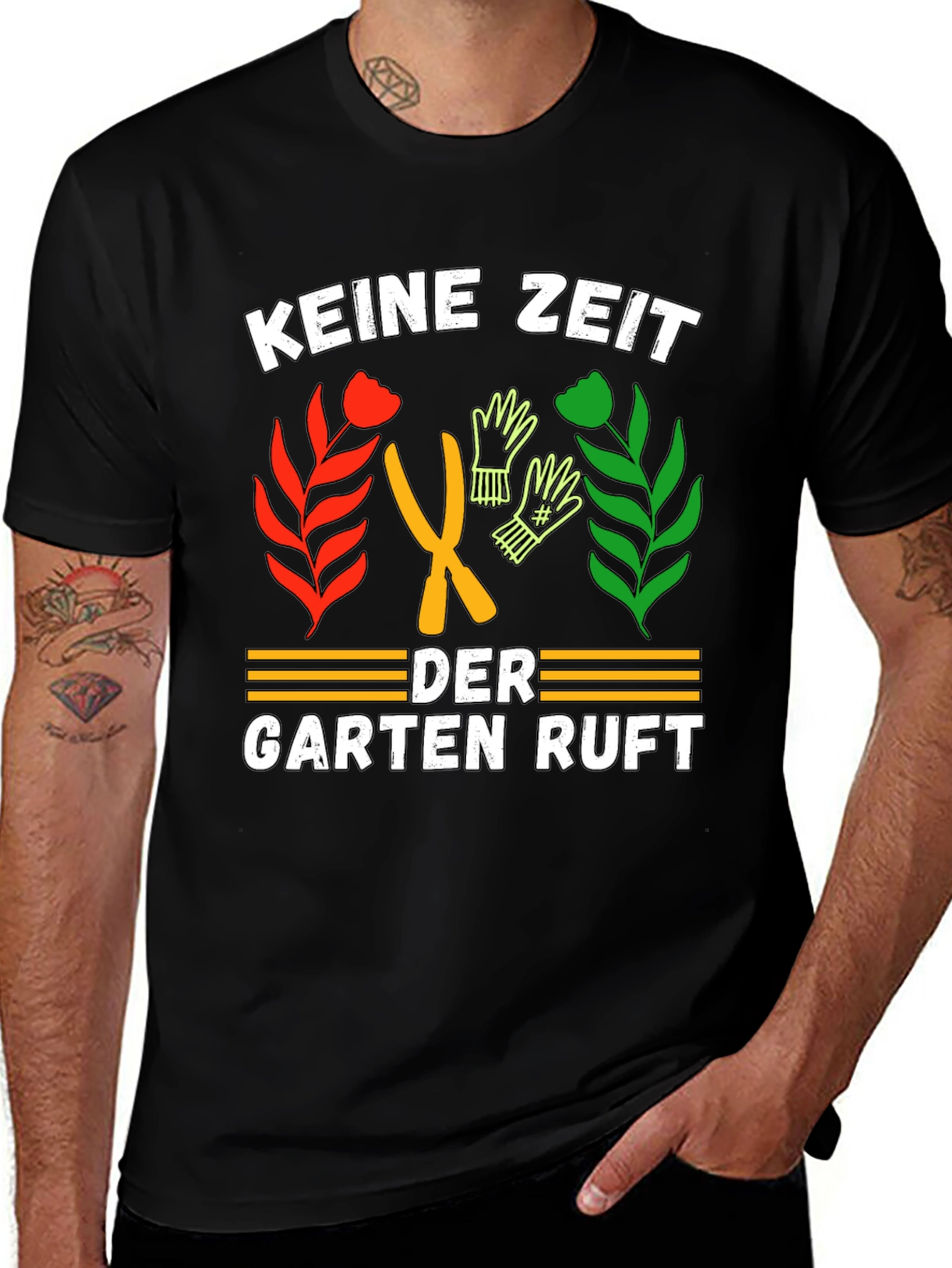 Variant 21 of Gardening T-Shirt - Keine Zeit Der Garten Ruft