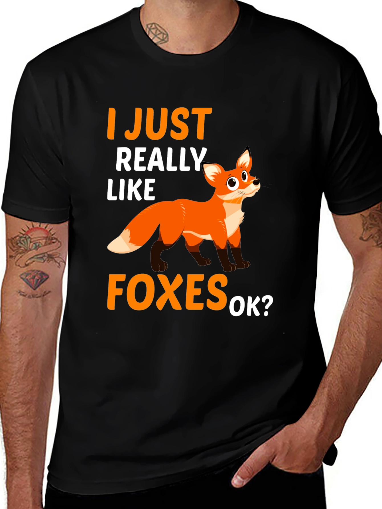 Variant 26 of I Just Really Like Foxes T-Shirt